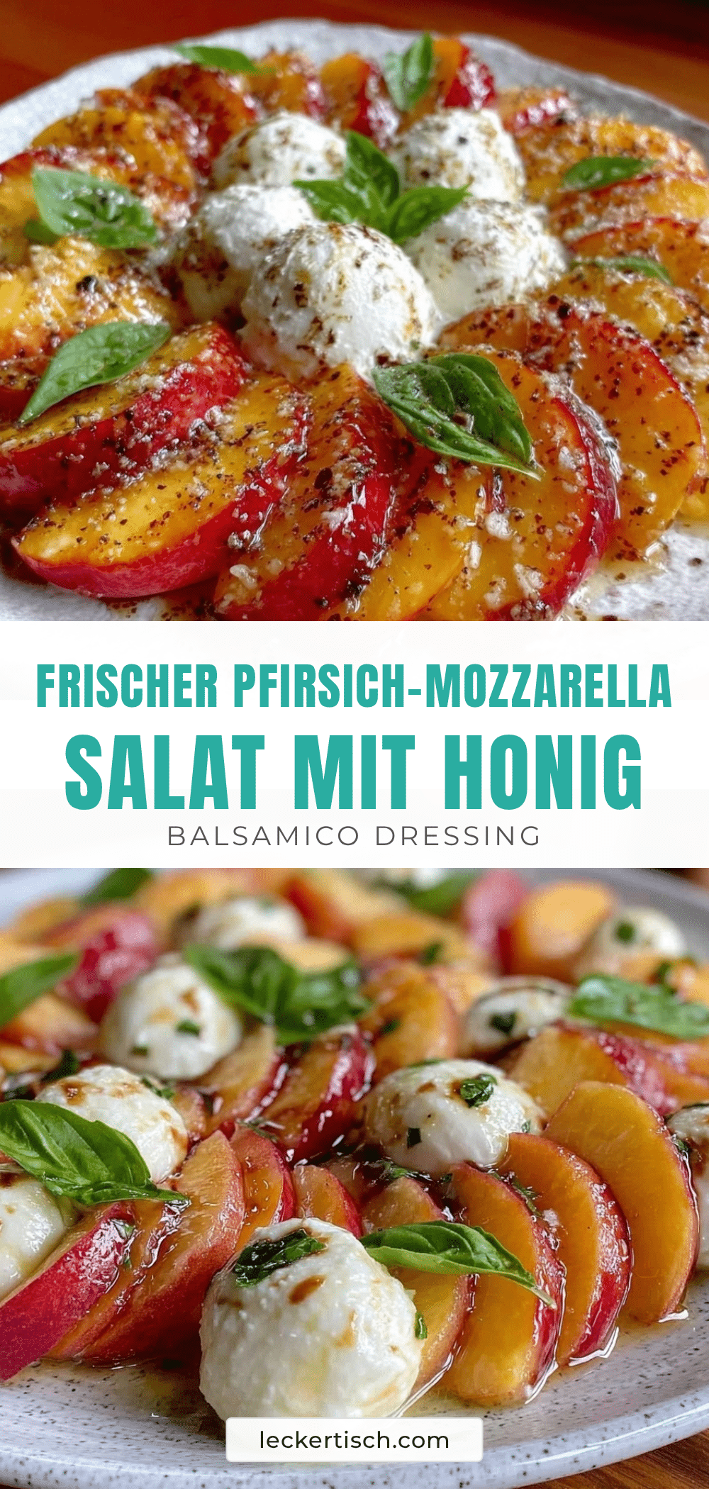 Pfirsich-Mozzarella-Salat recipe