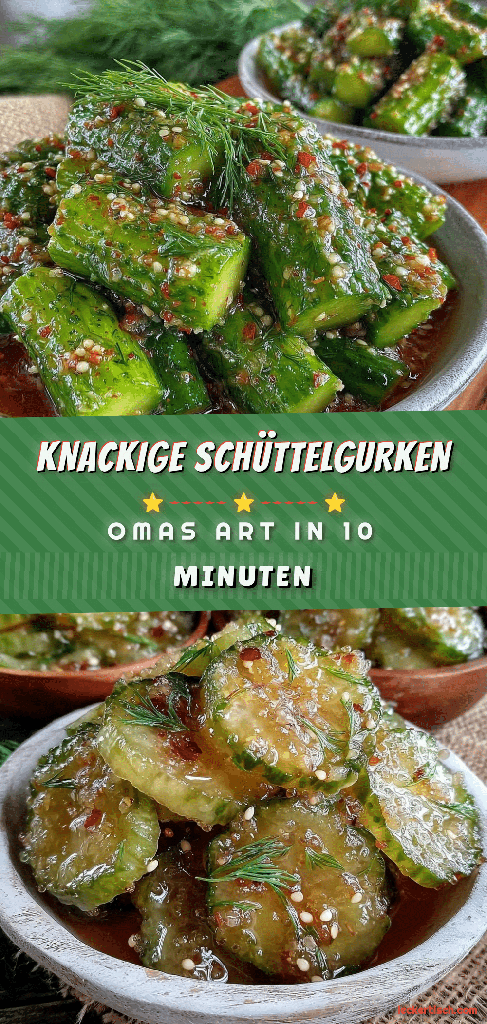 schnelle klassische Schüttelgurken recipe