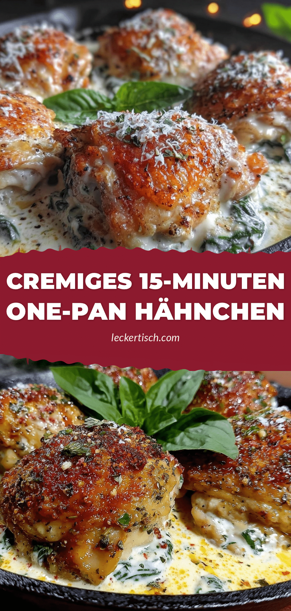 schnelles 15-Minuten One-Pan Hähnchen recipe