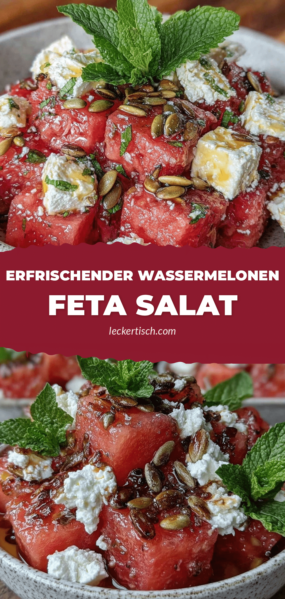 Wassermelonen-Feta-Salat recipe