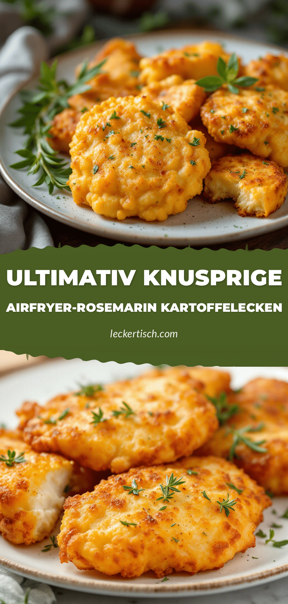 Airfryer-Kartoffelecken mit Rosmarin recipe