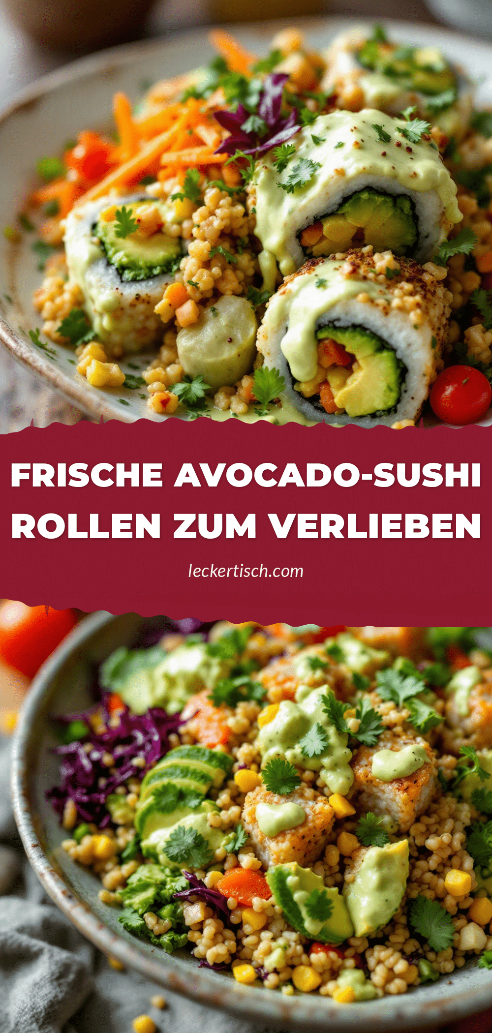 Avocado-Sushi-Rollen recipe