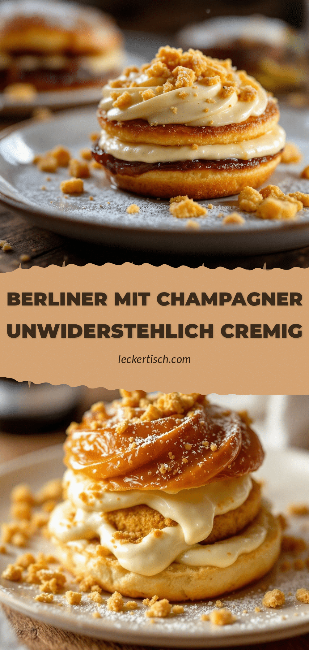 Berliner mit Champagner-Creme recipe