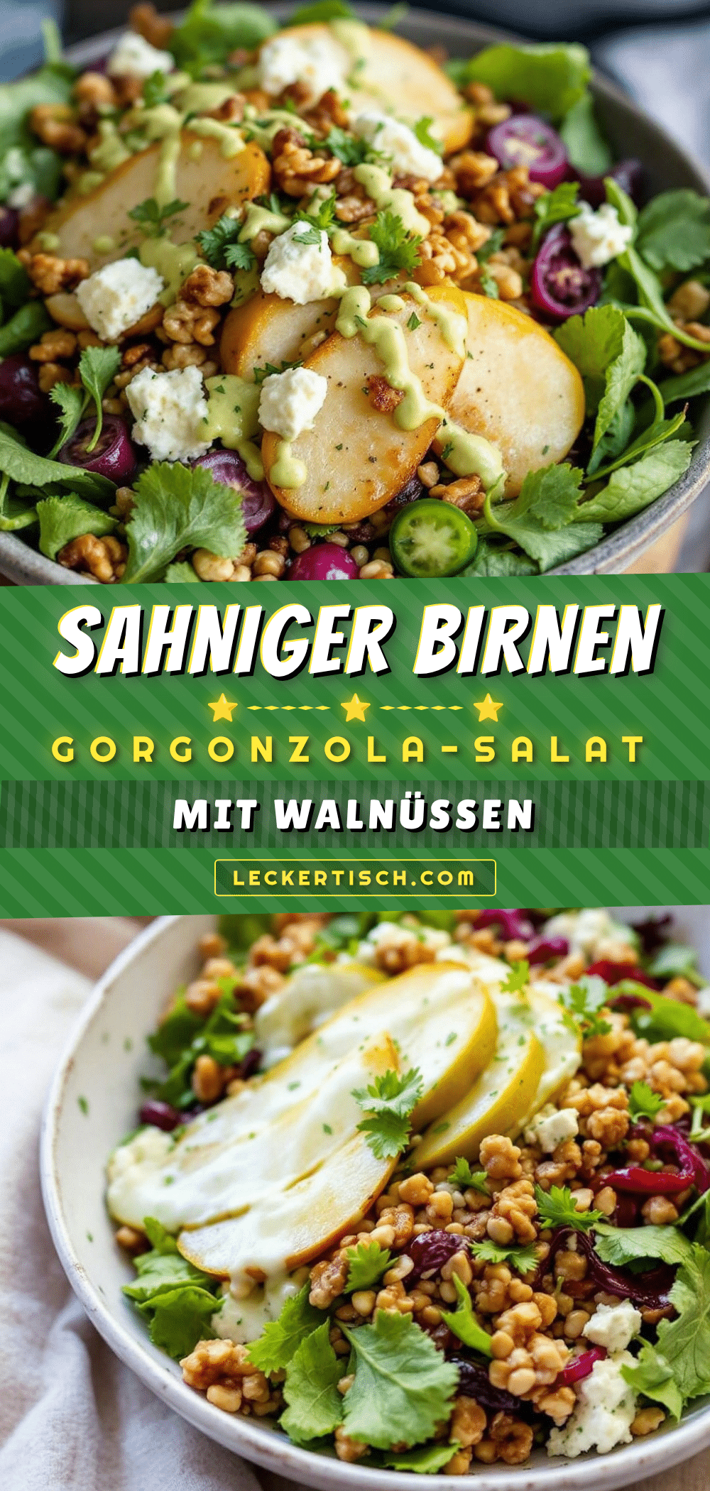 Birnen-Gorgonzola-Salat recipe