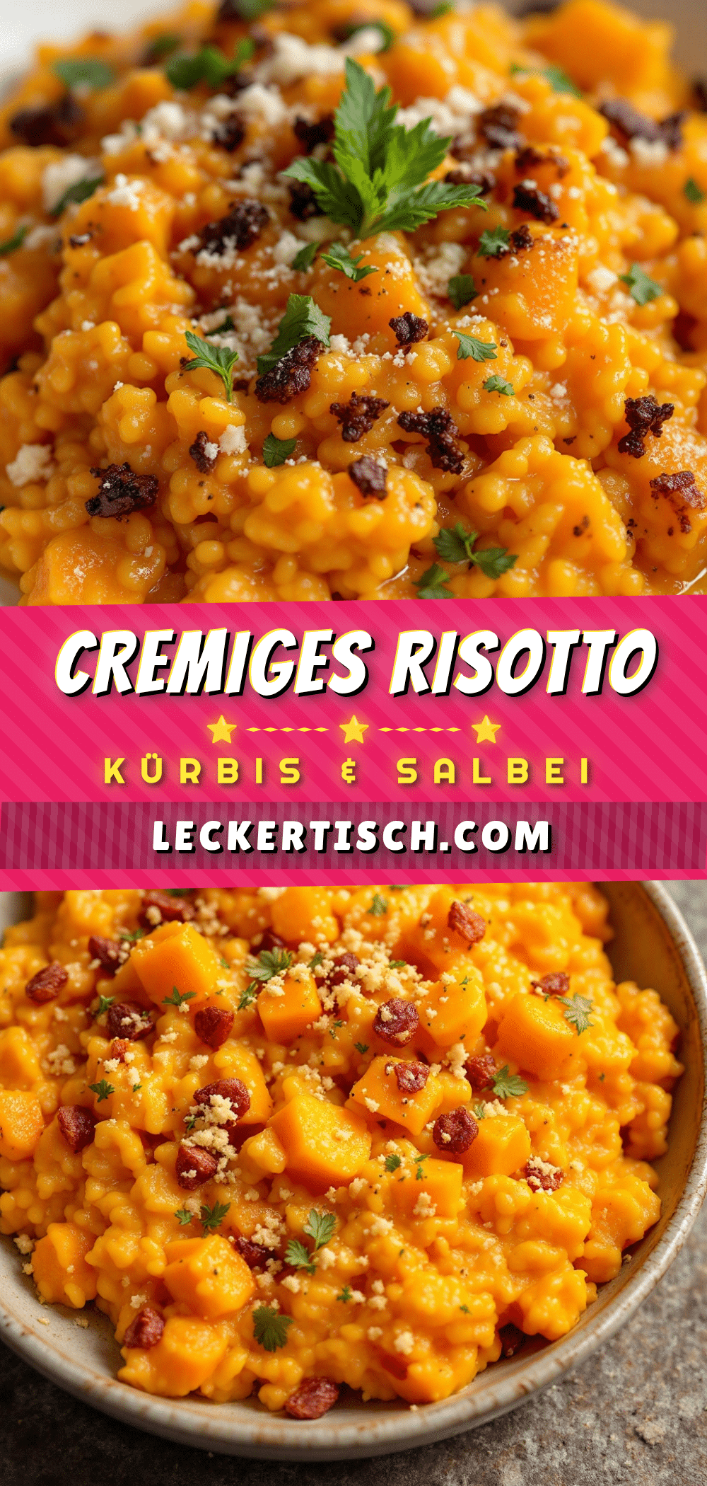 Butternut-Kürbis-Risotto mit Salbei recipe