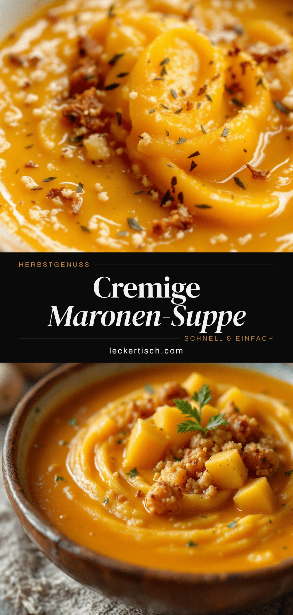 cremige maronen-suppe recipe