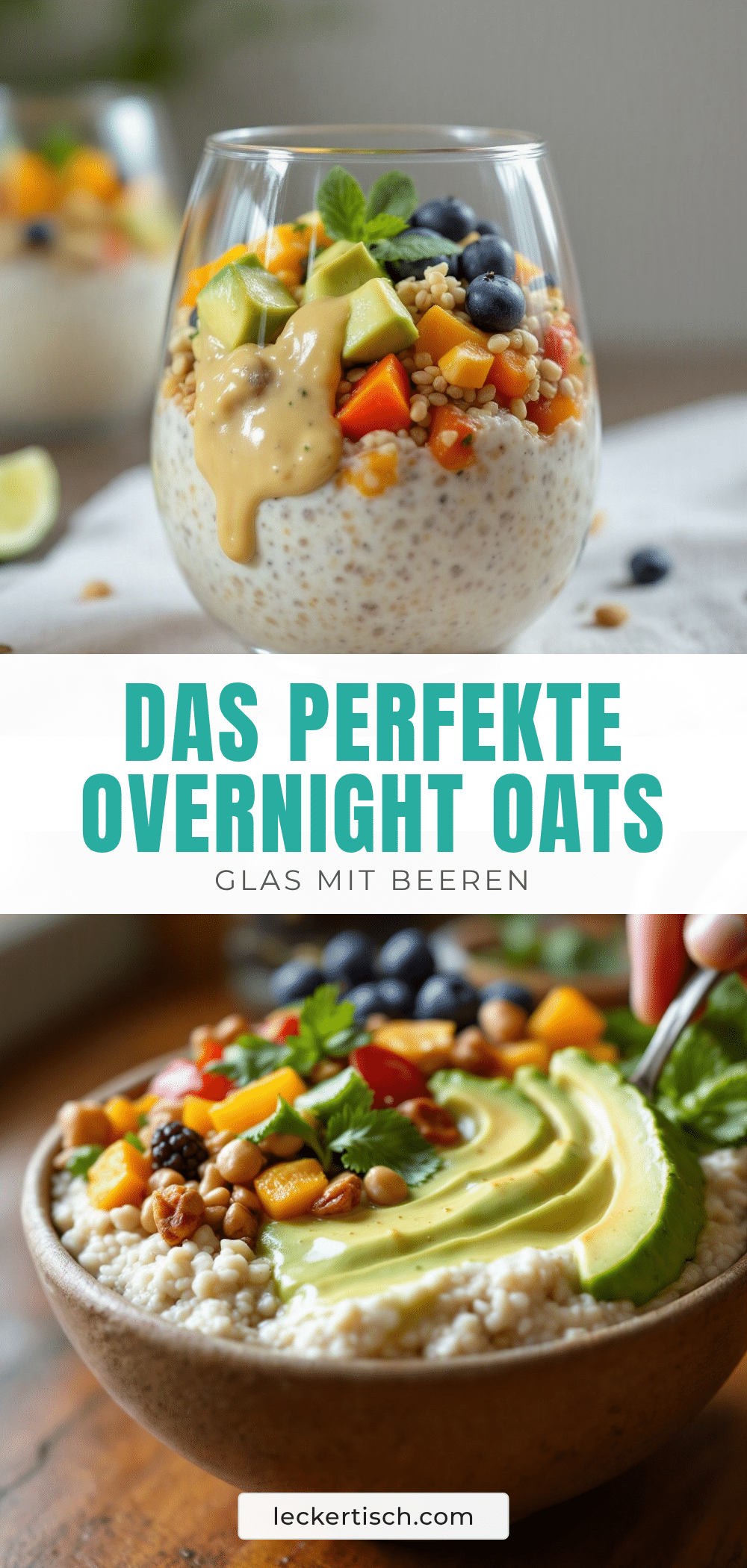 Cremige Overnight Oats mit Beeren recipe