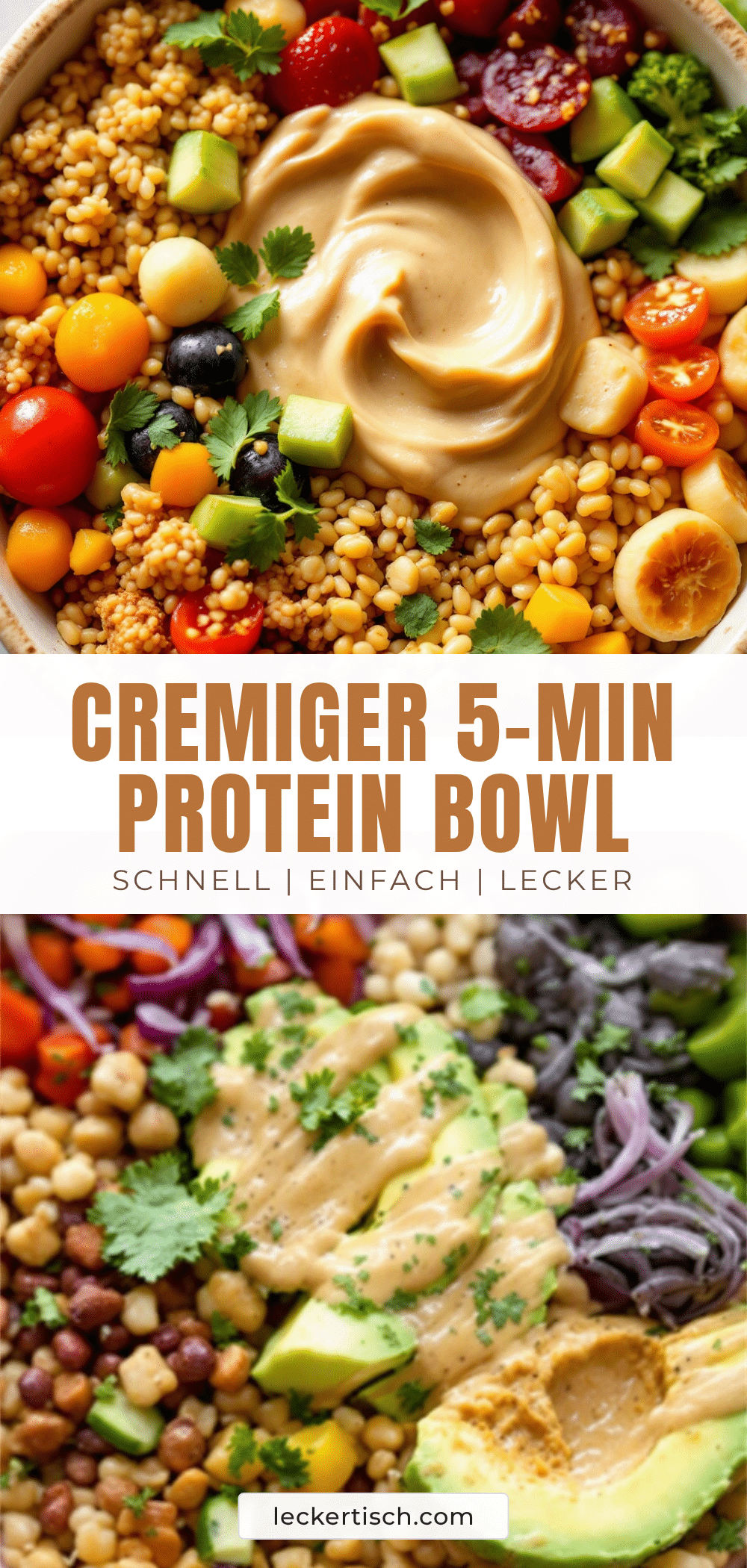 Cremiger 5-Minuten Protein Smoothie Bowl recipe