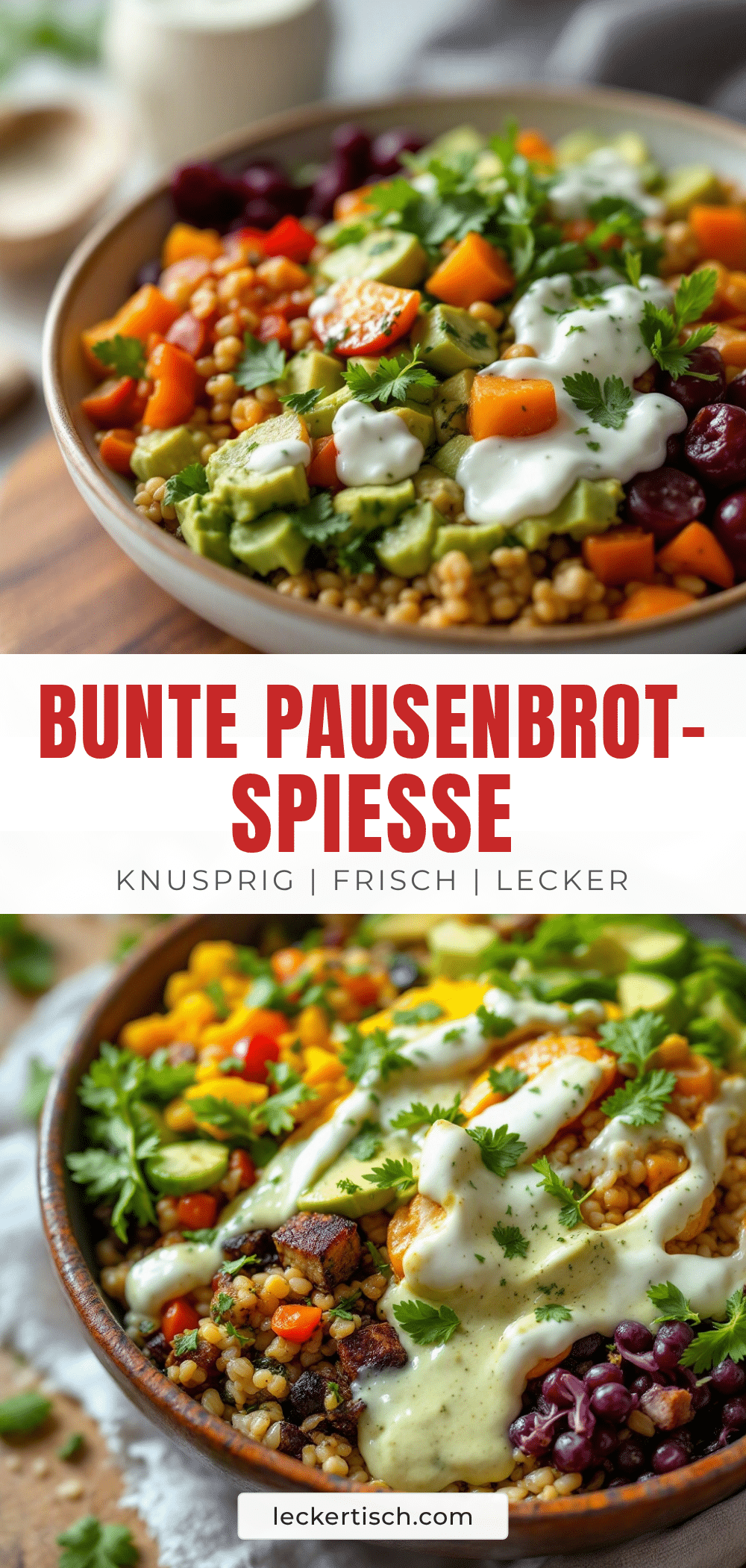 Einfache bunte Pausenbrot-Spieße recipe
