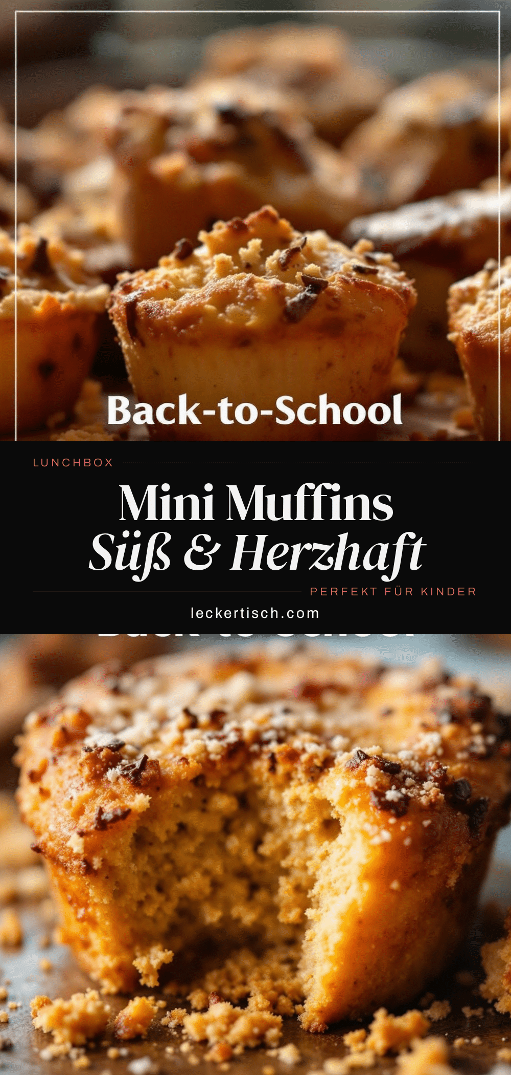 einfache lunchbox mini muffins recipe