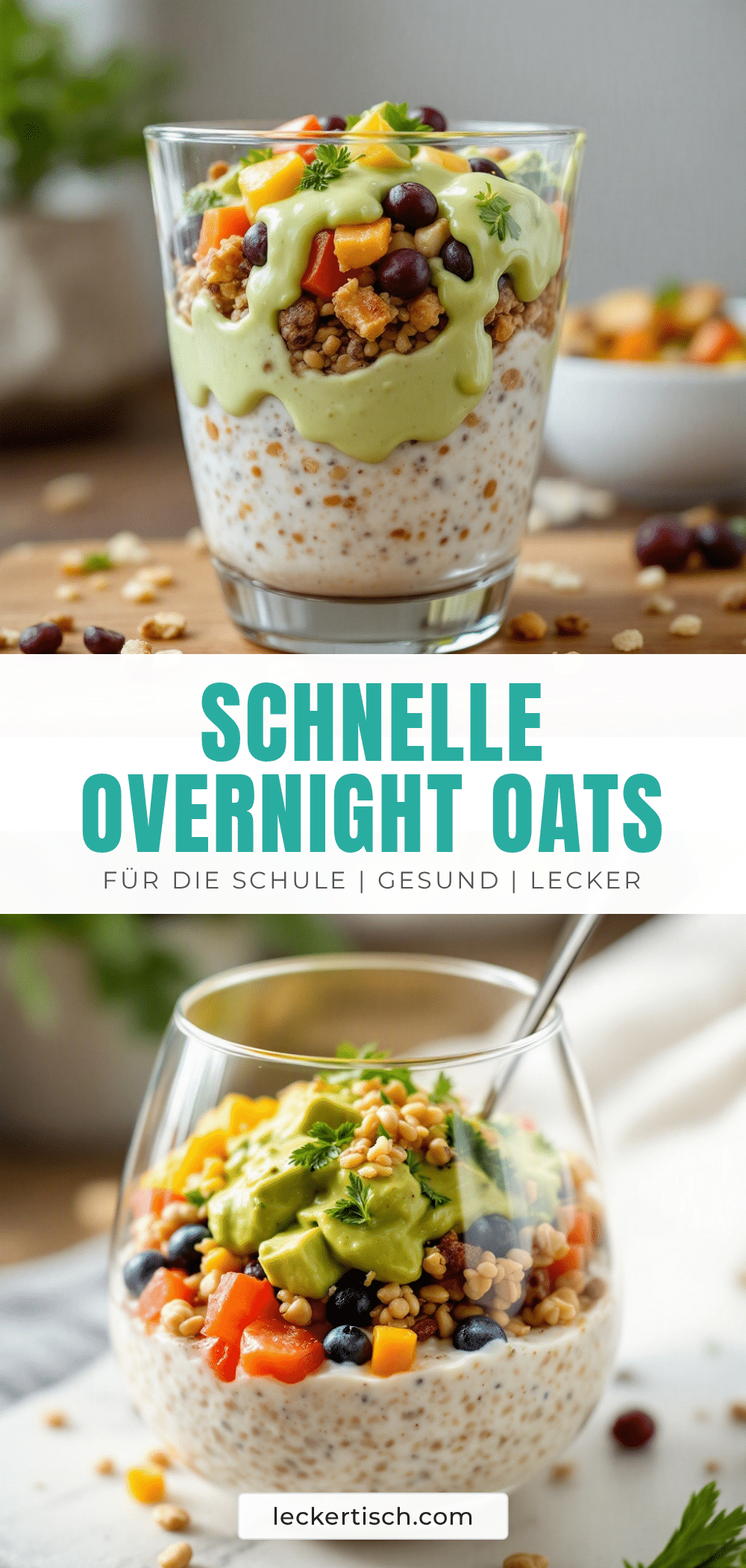 Einfache Overnight Oats Rezepte für die Schule recipe