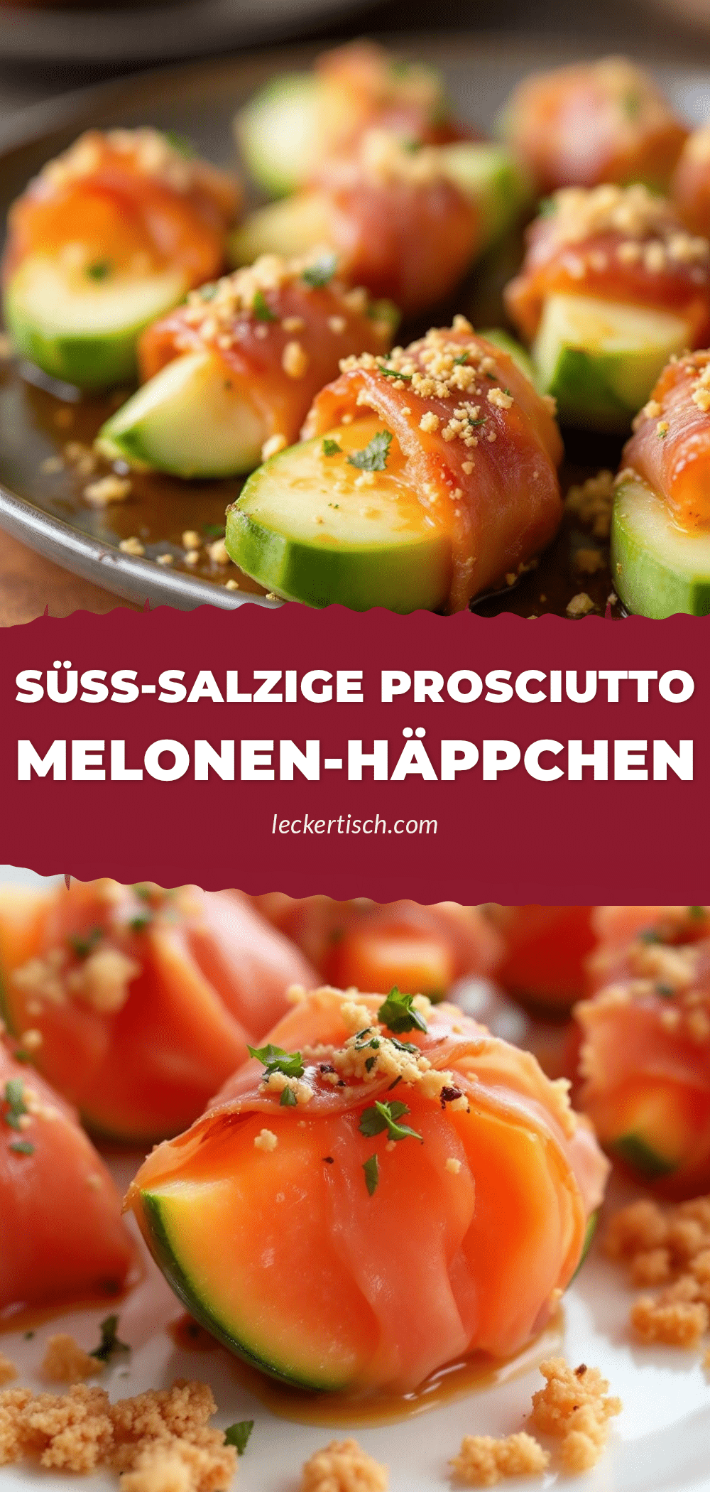 Einfache Prosciutto-Melonen-Häppchen recipe