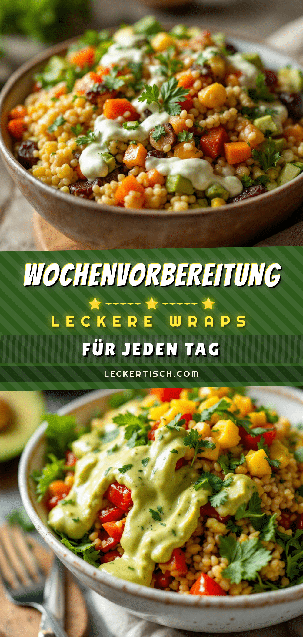 Einfache vorbereitete Wraps für die ganze Woche recipe