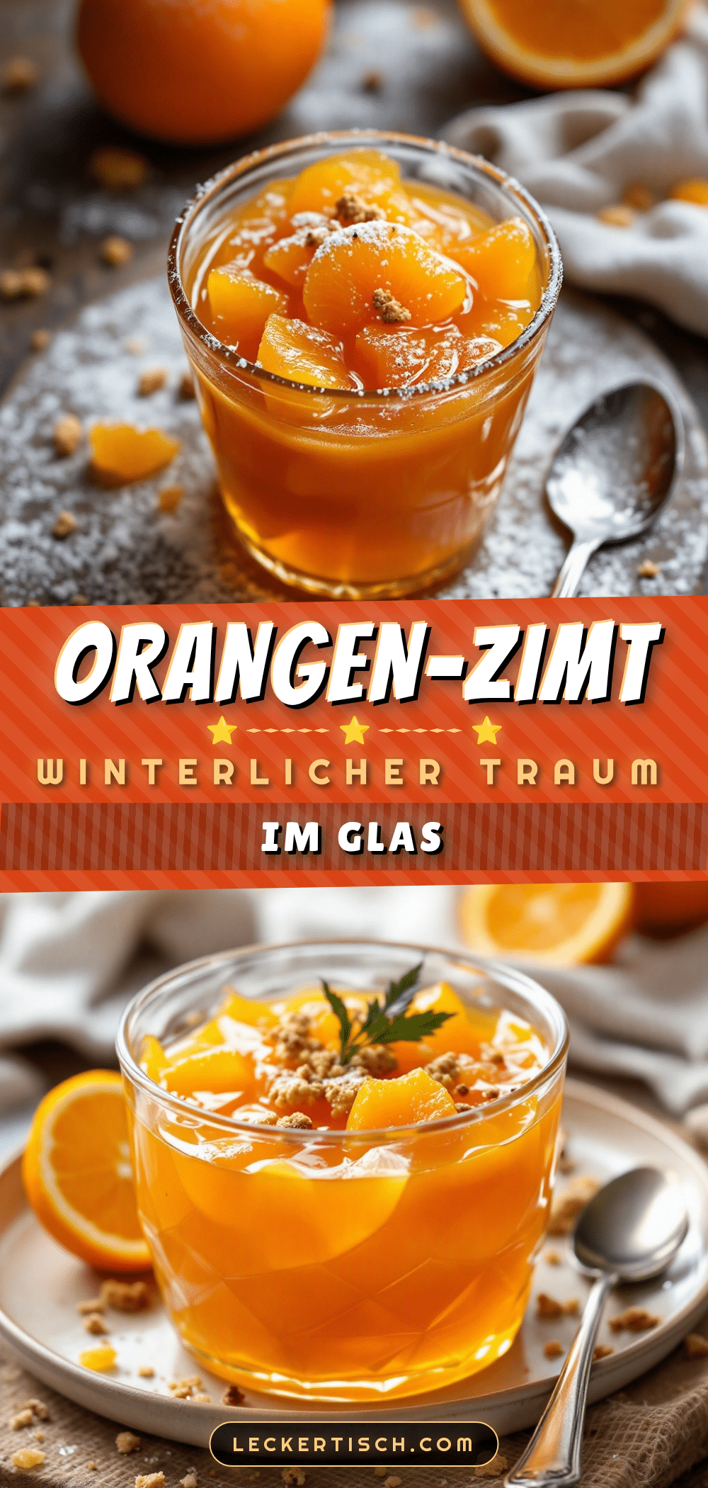 Einfache winterliche Orangen-Zimt-Marmelade recipe