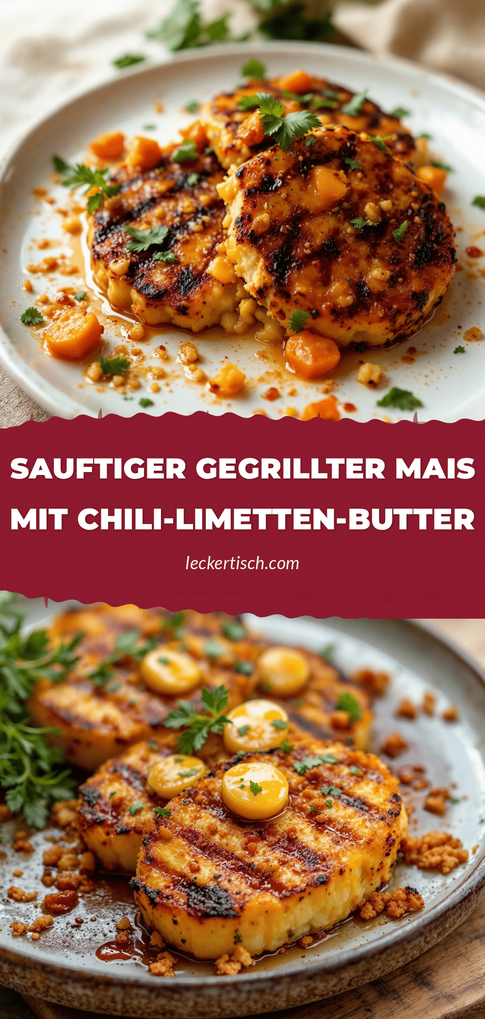 gegrillter Maiskolben mit Chili-Limetten-Butter recipe