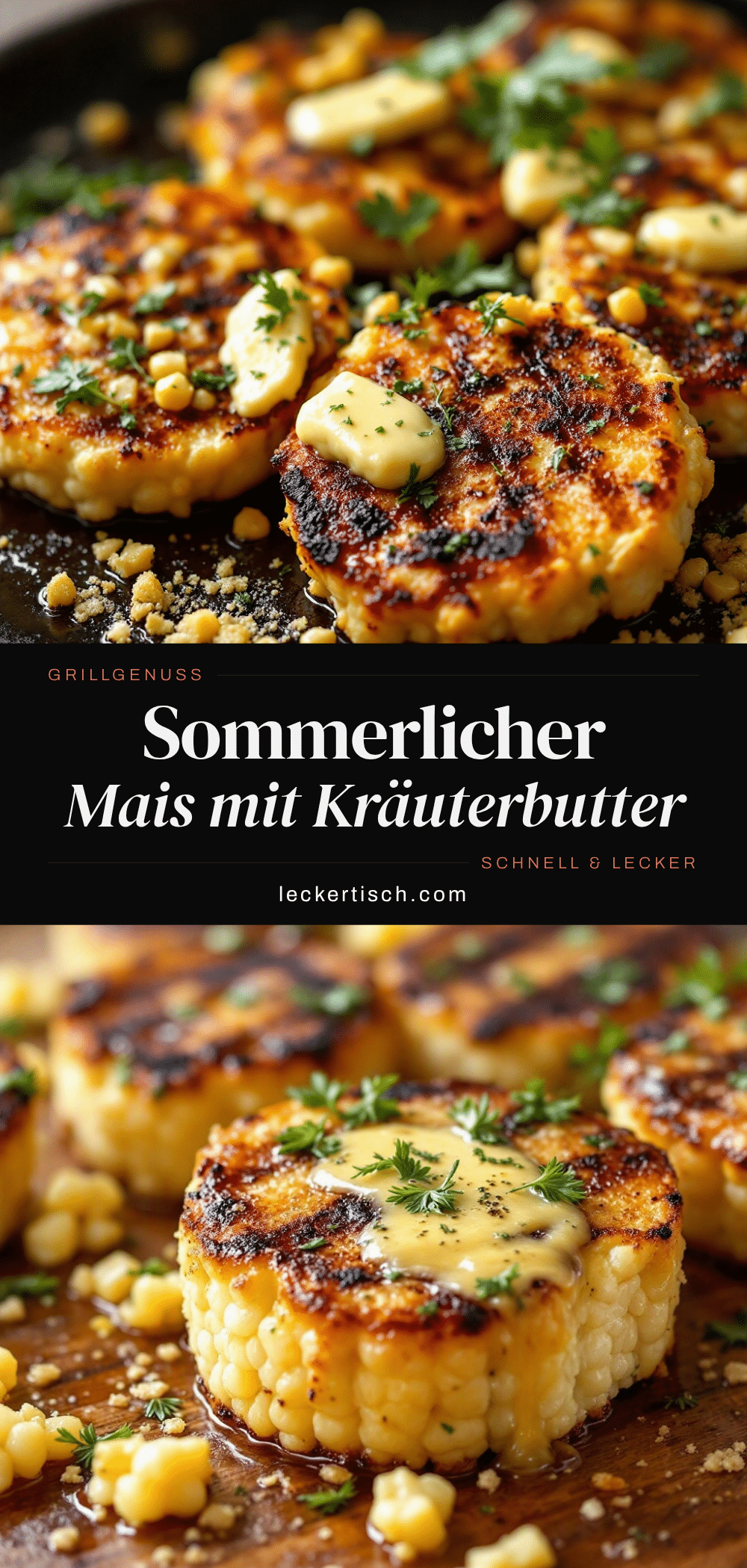 gegrillter Maiskolben mit Kräuterbutter recipe