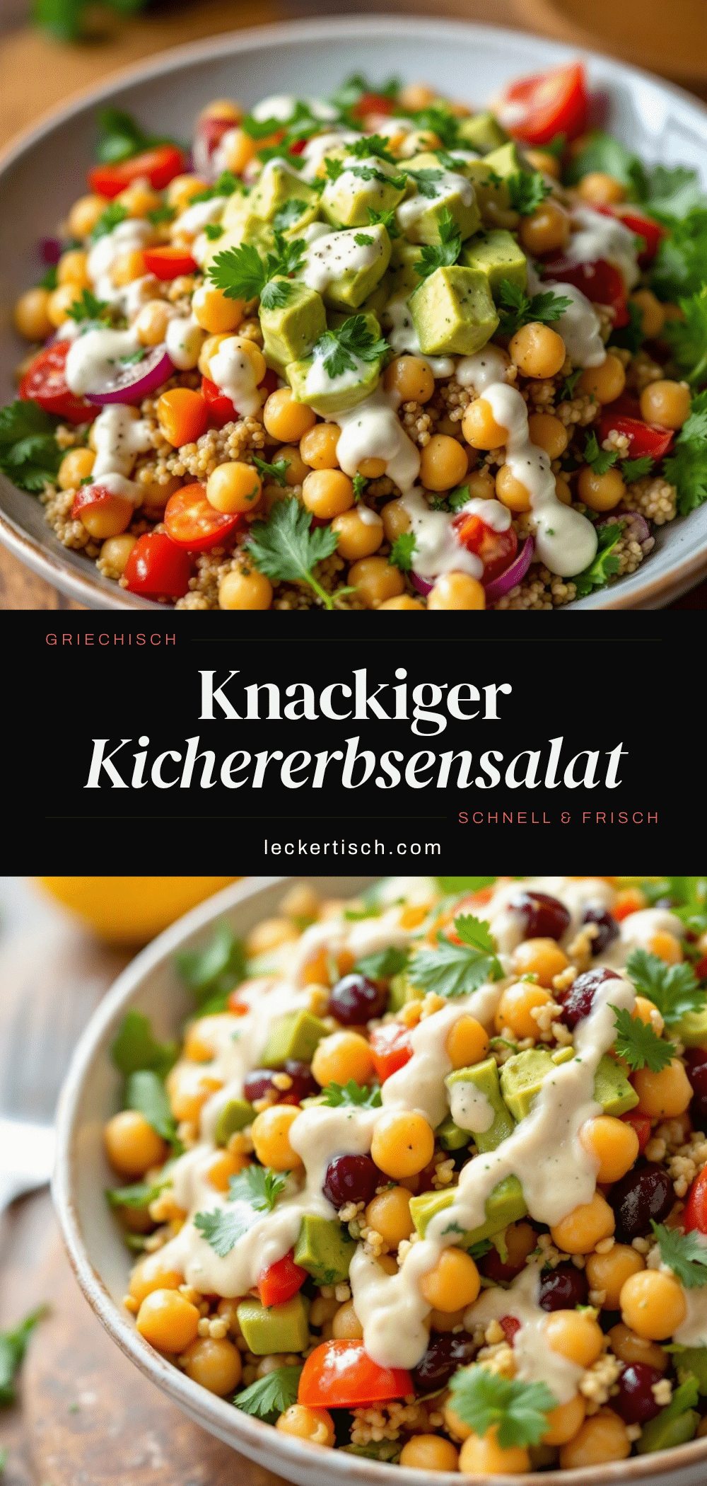 griechischer Kichererbsensalat recipe