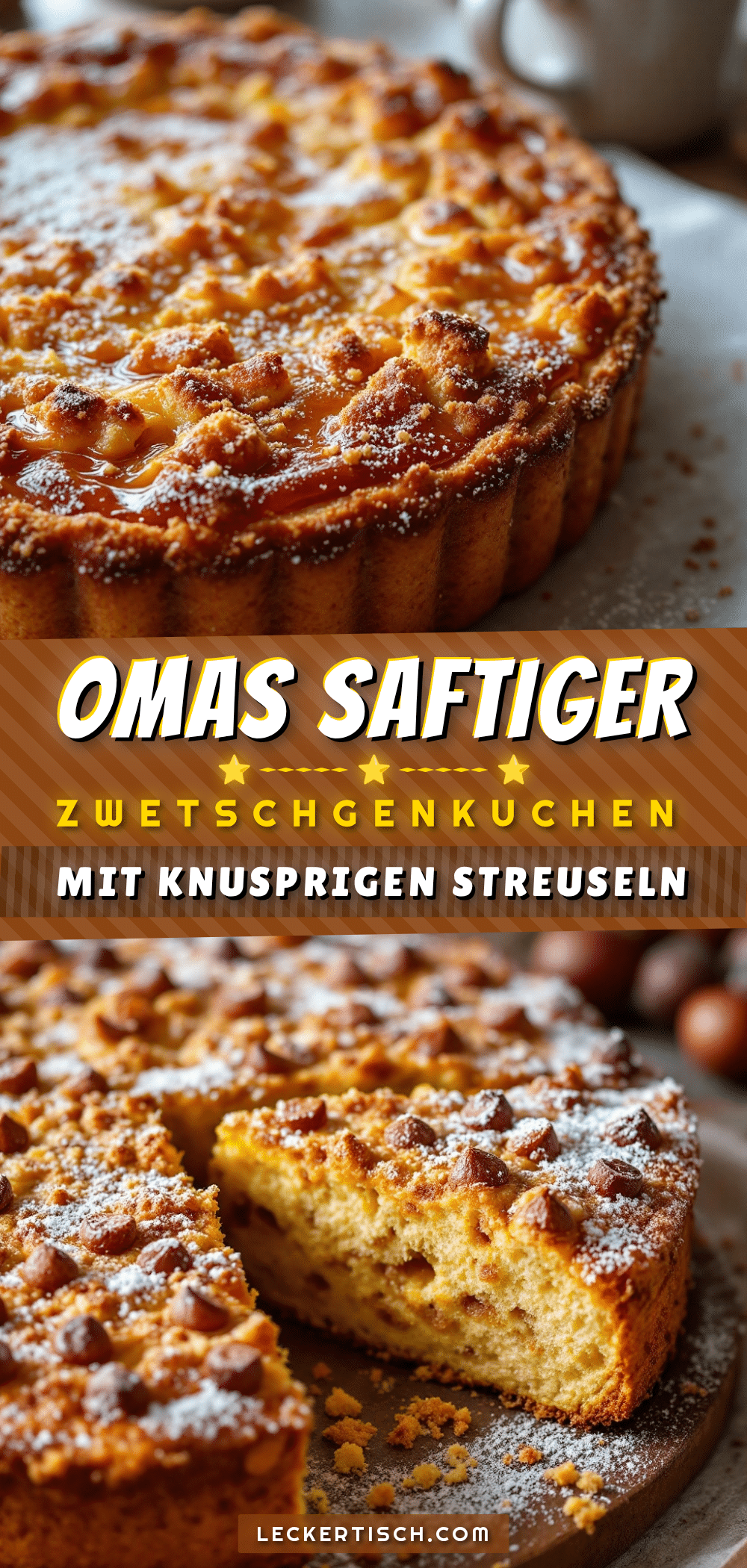klassischer zwetschgenkuchen mit knusprigen streuseln recipe