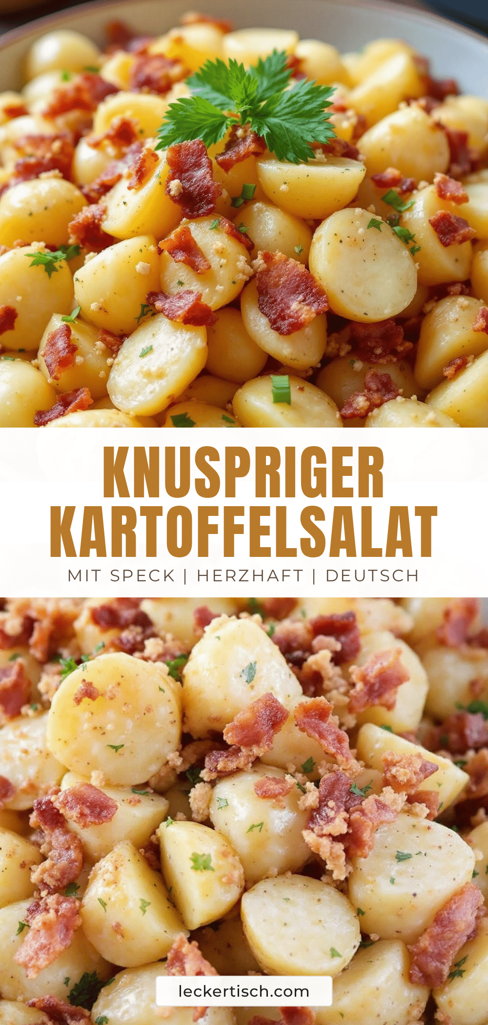 Knackiger Kartoffelsalat mit Speck recipe