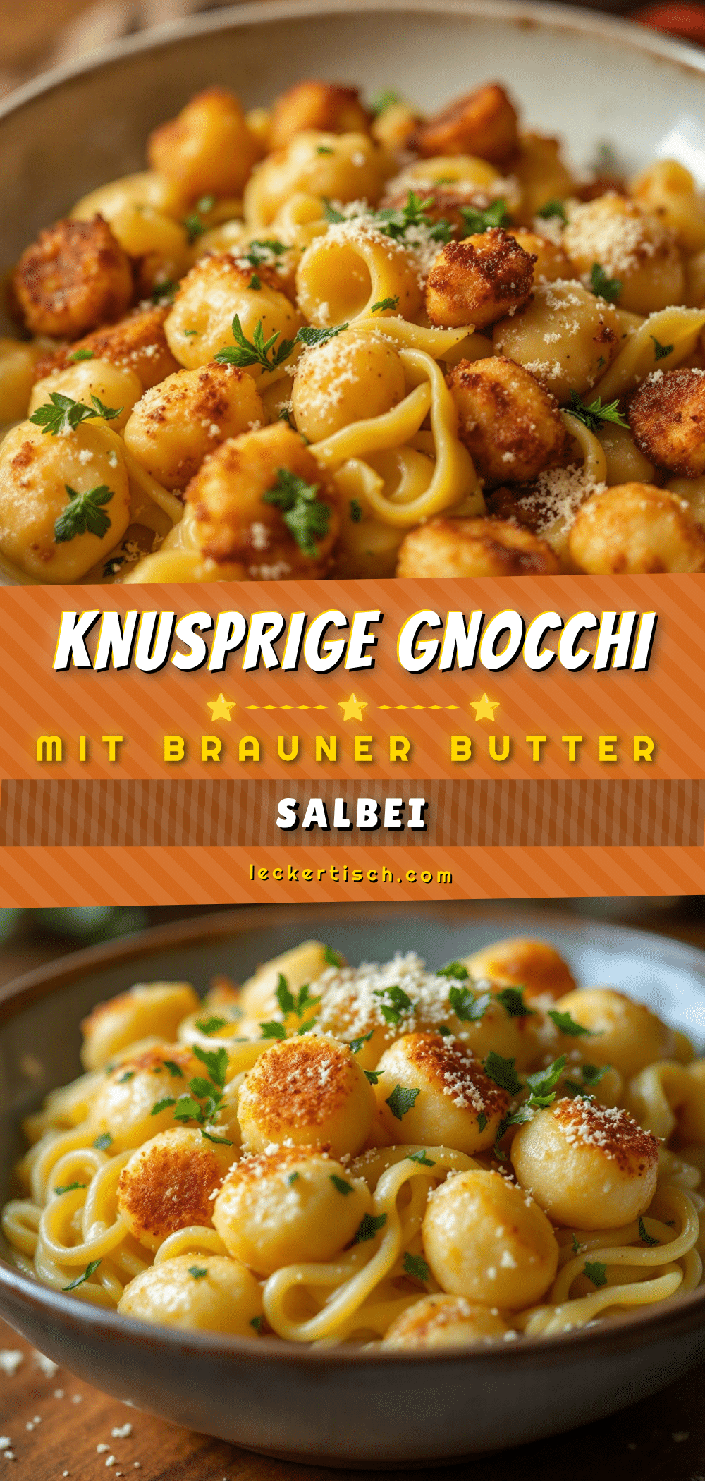 knusprige Gnocchi mit brauner Butter recipe