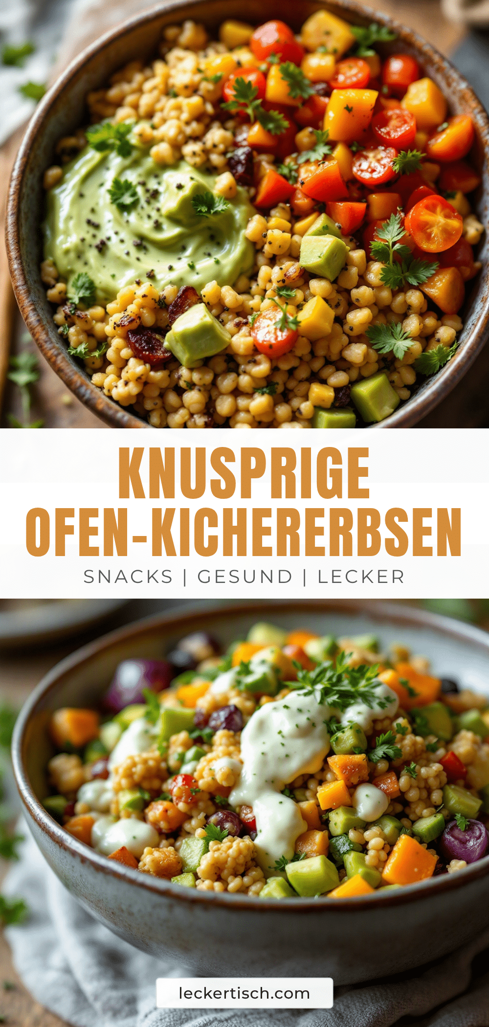 knusprige Kichererbsen aus dem Ofen recipe