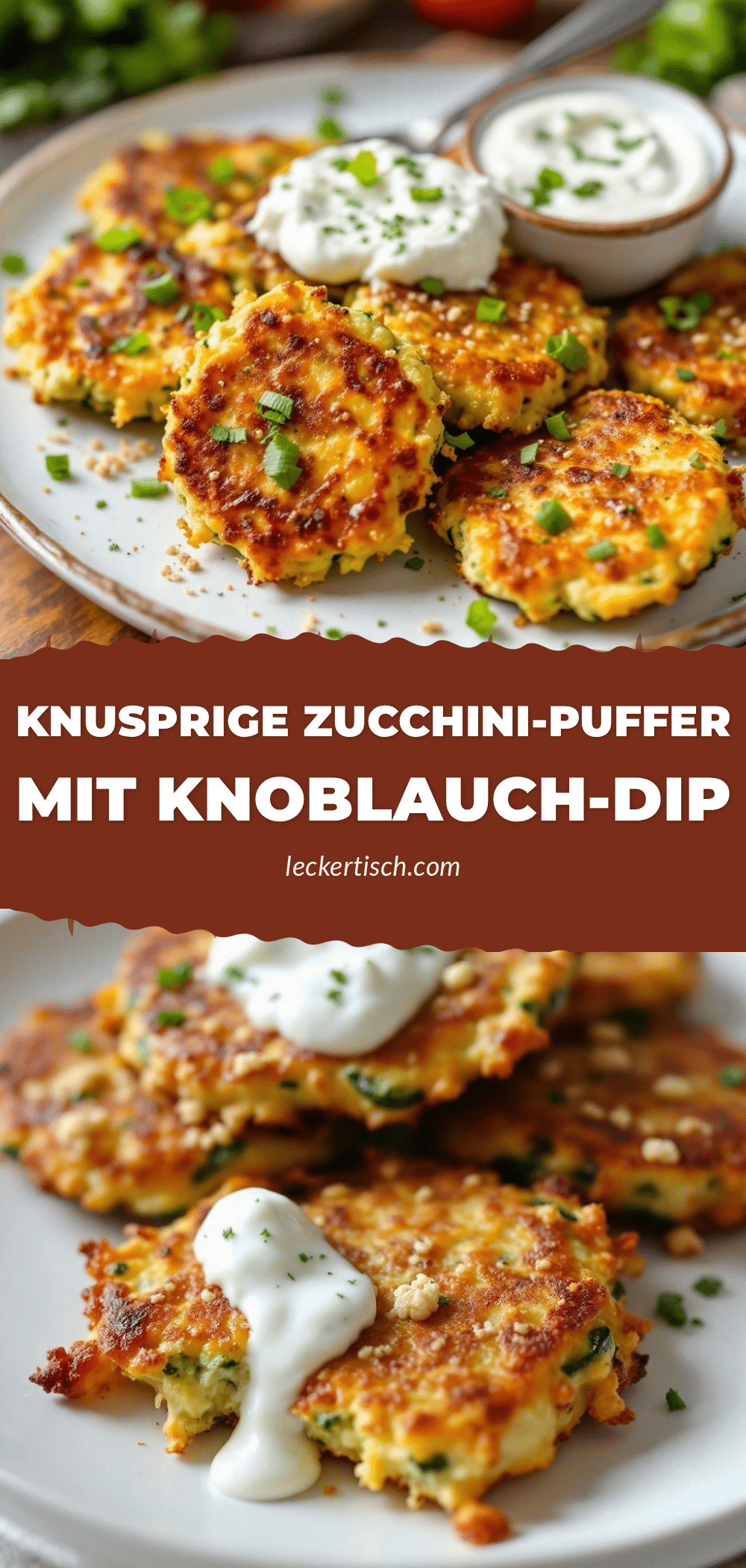 knusprige Zucchini-Puffer recipe