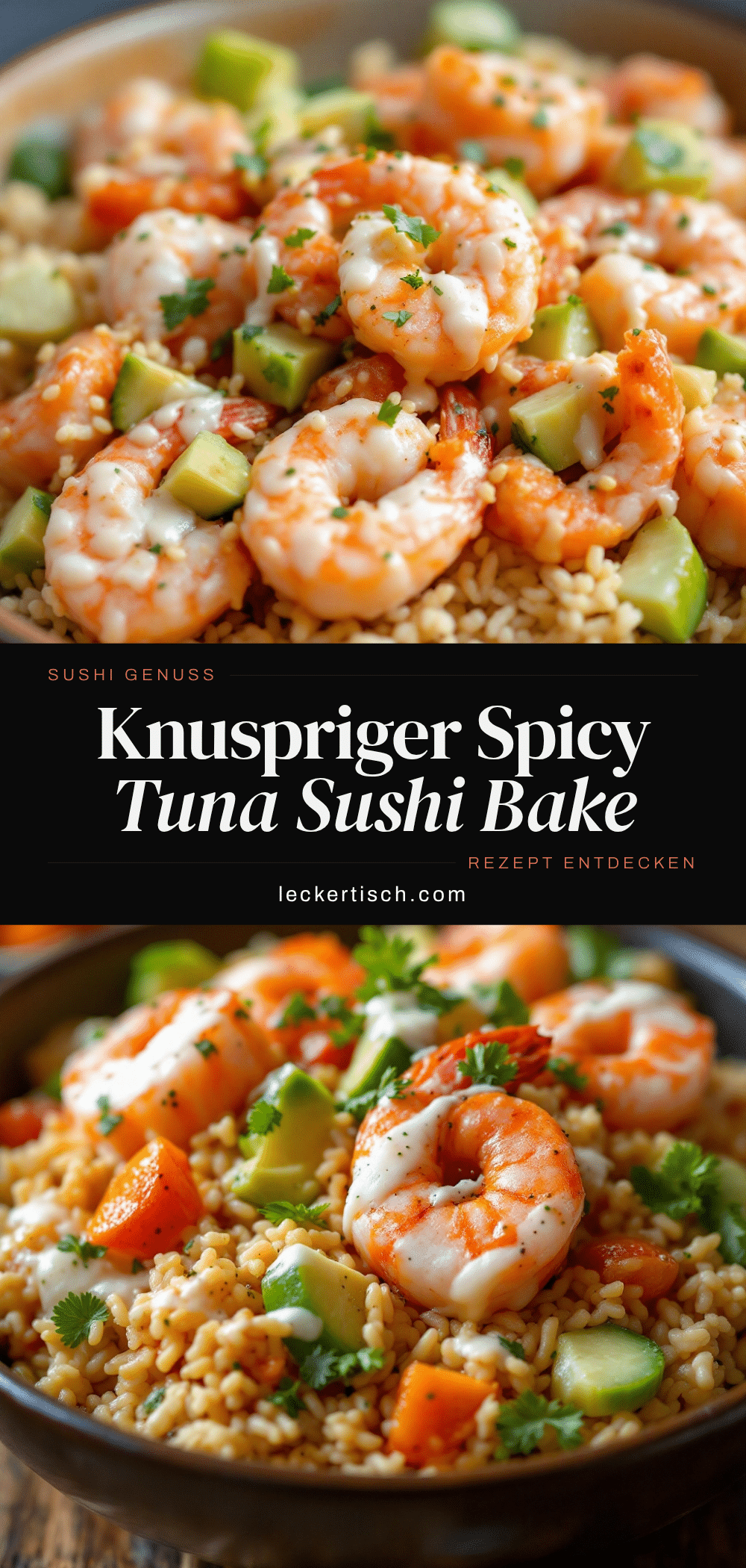 Knuspriger Spicy Tuna Sushi Bake recipe