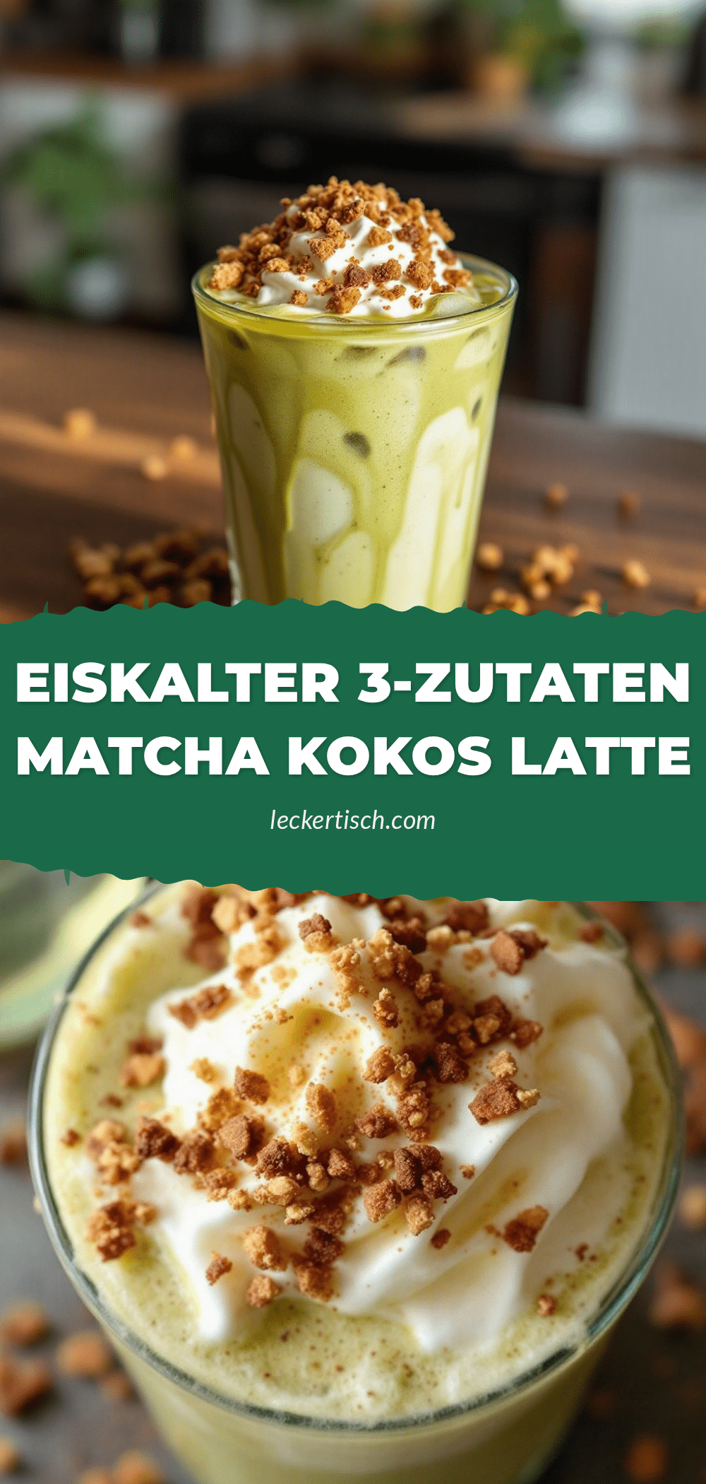 Matcha Kokos Latte recipe