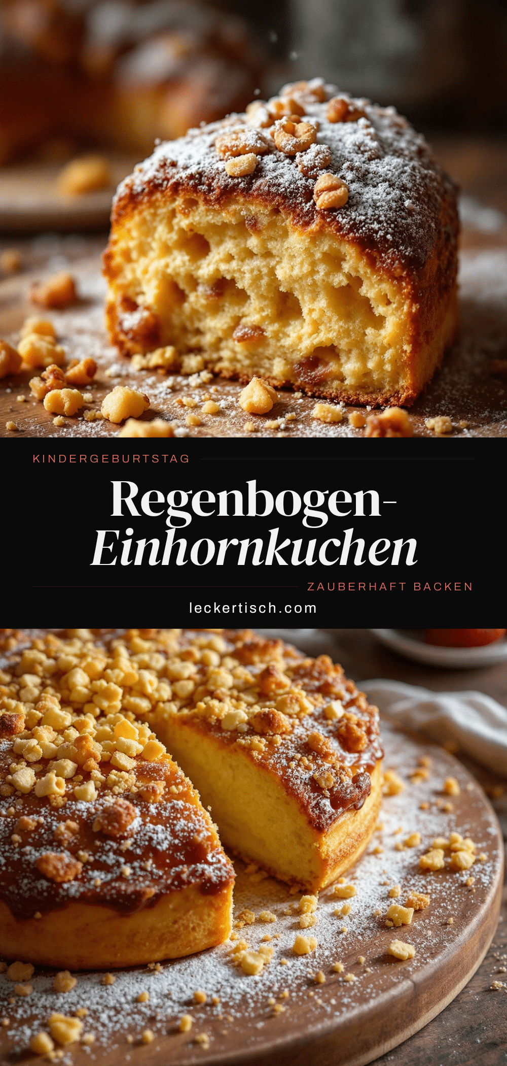 Regenbogen-Einhornkuchen recipe