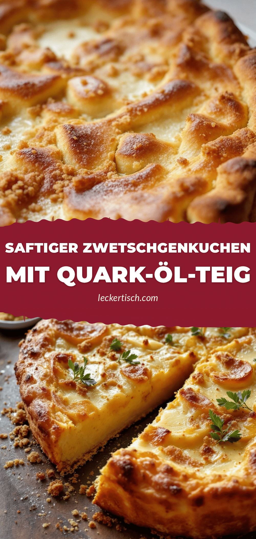 saftiger Zwetschgenkuchen mit Quark-Öl-Teig recipe