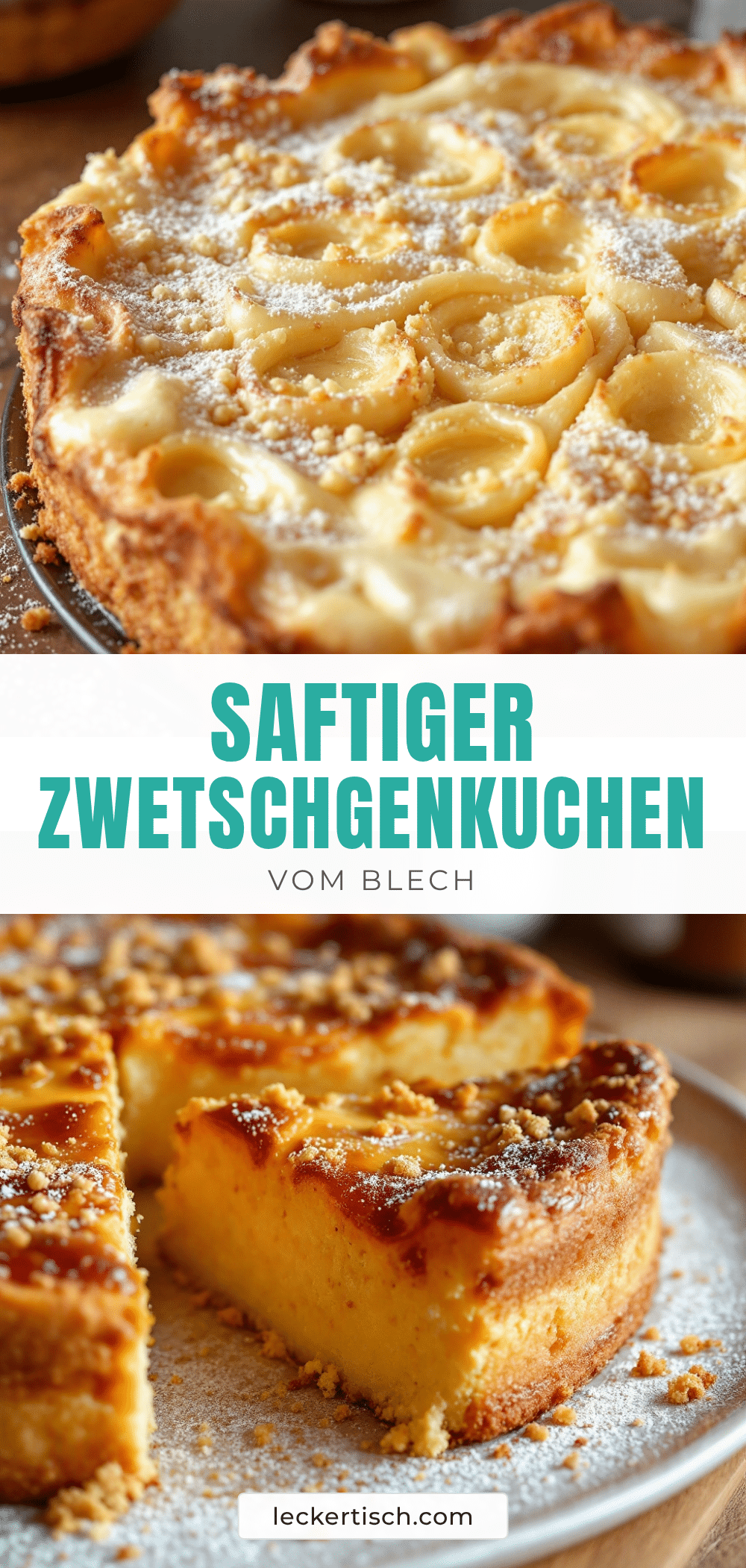saftiger Zwetschgenkuchen vom Blech recipe