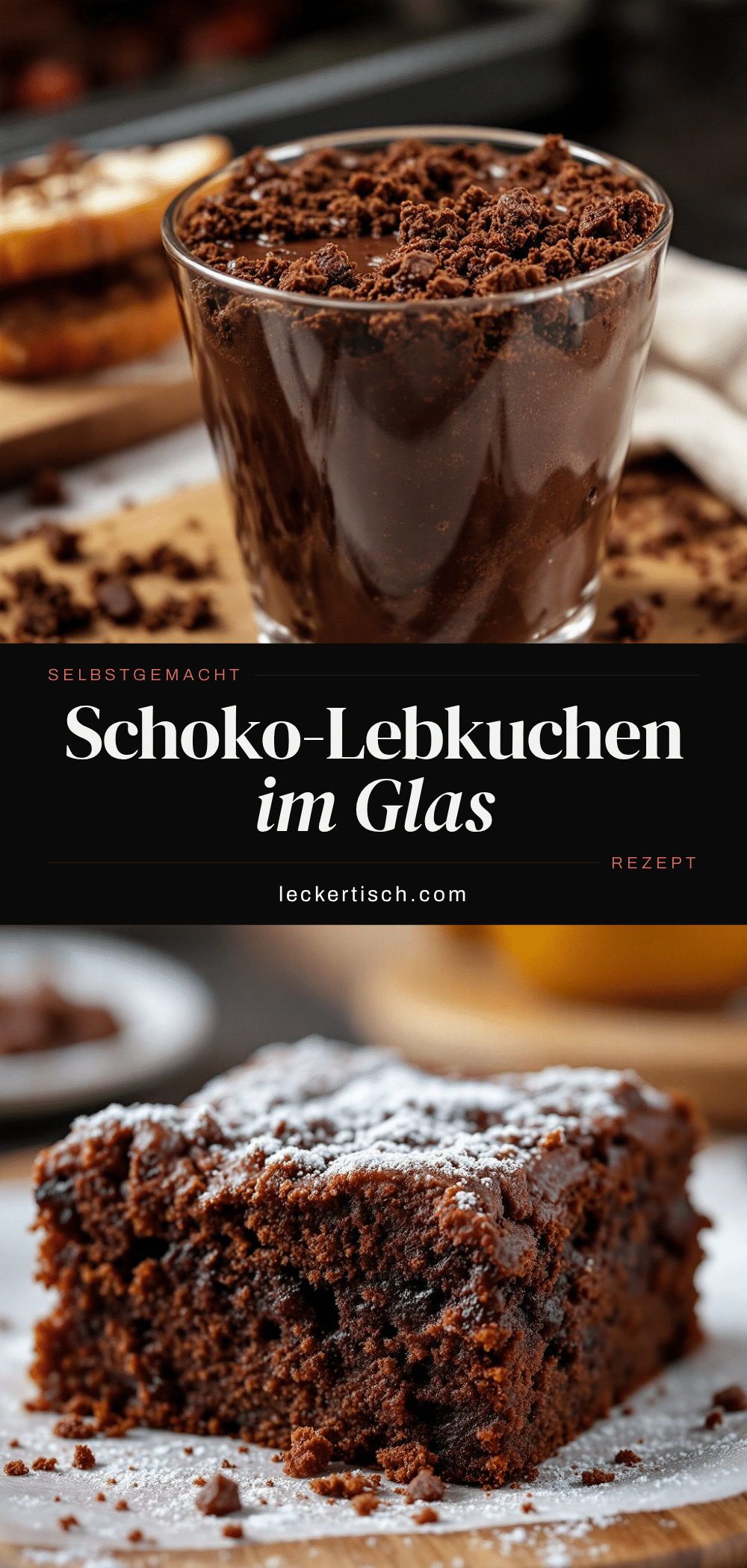 Schoko-Lebkuchen im Glas zum Verschenken recipe