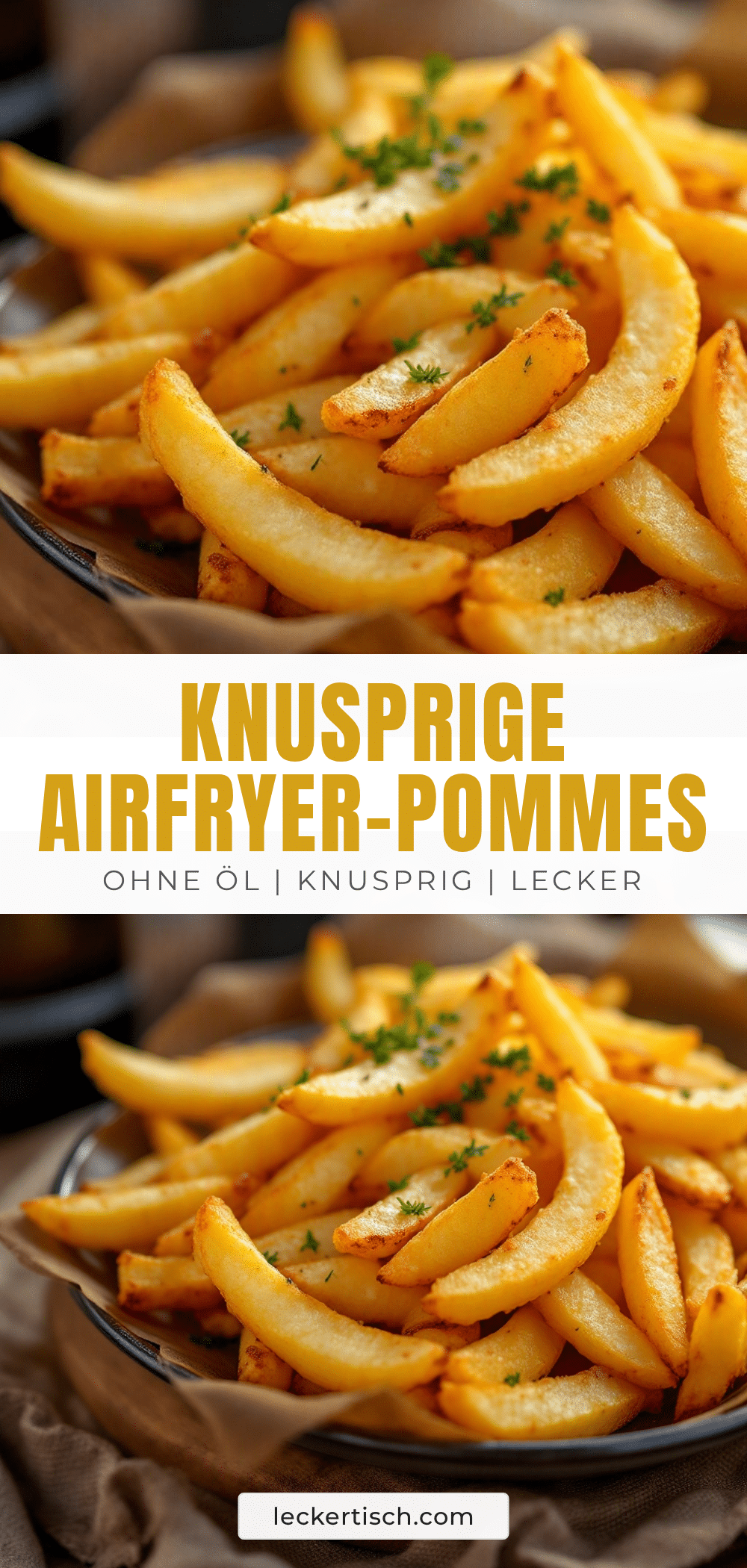 Airfryer-Pommes ohne Öl recipe