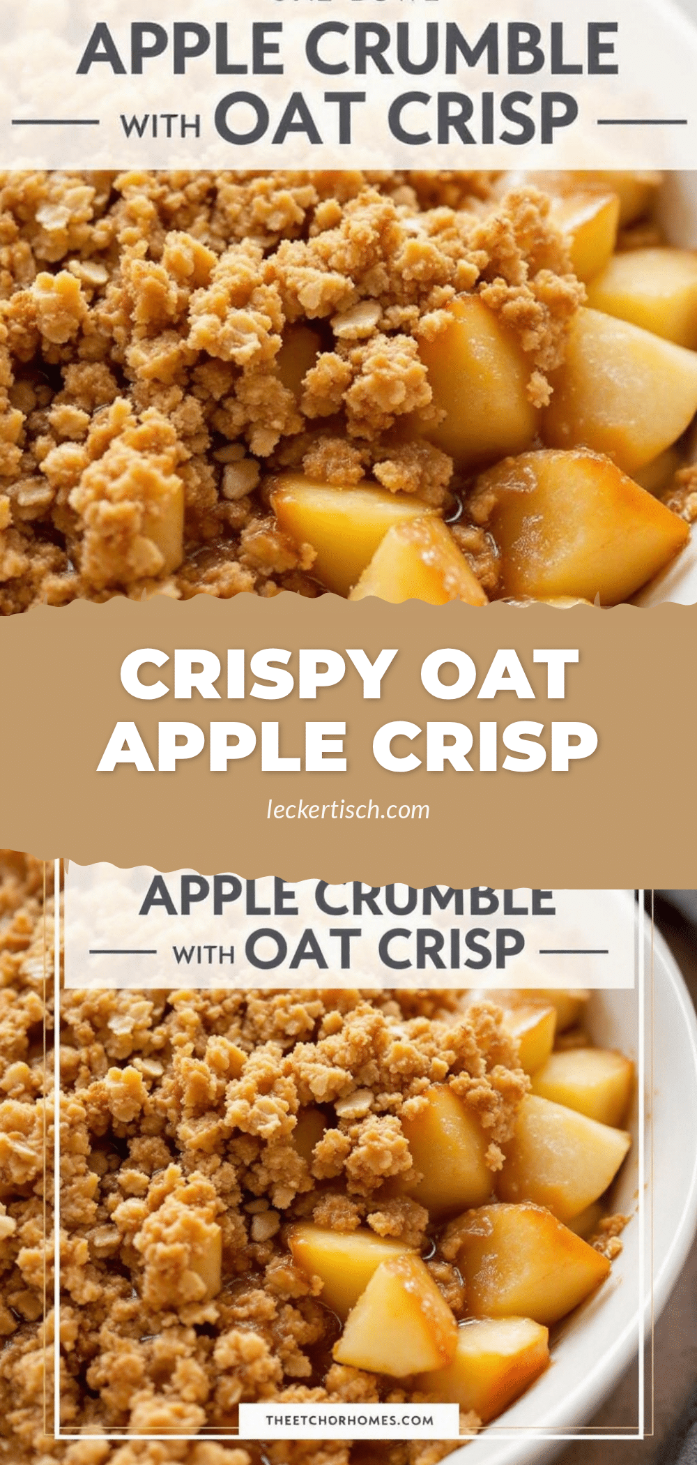 Apfel-Crisp mit Haferkruste recipe