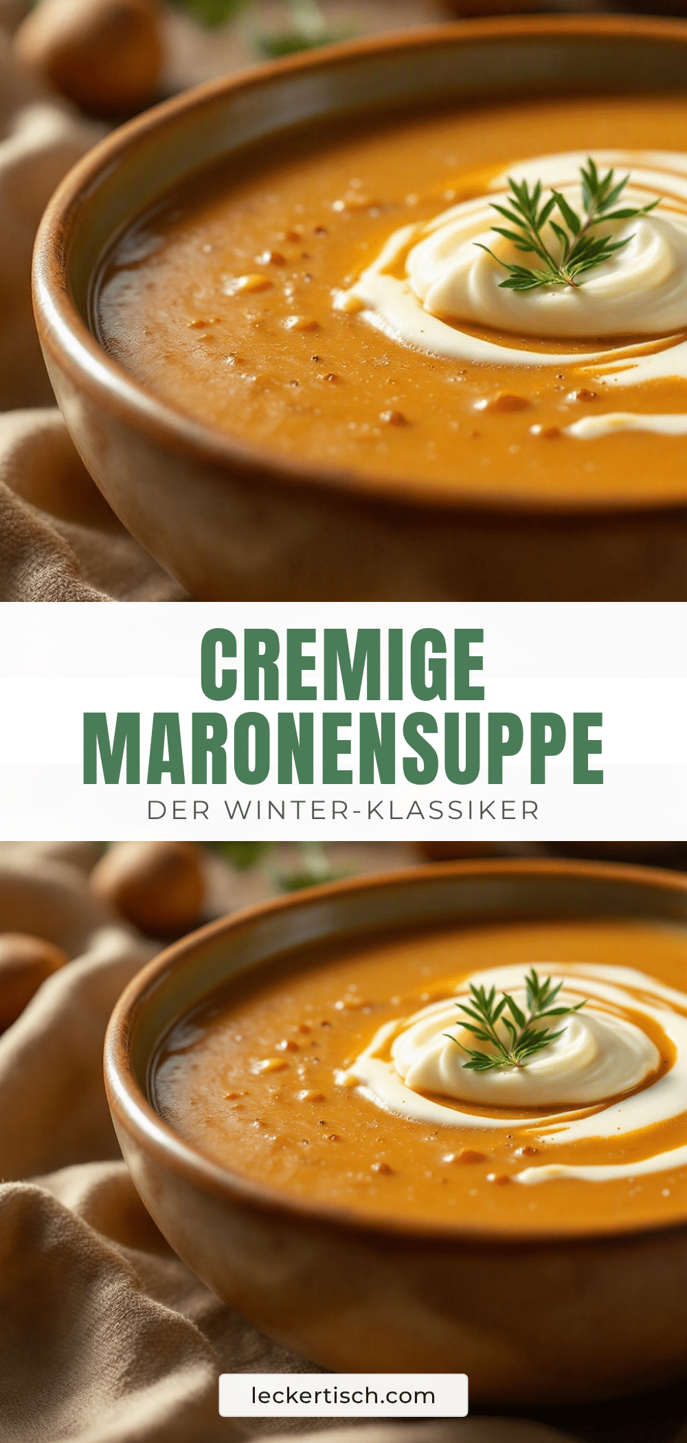 Cremige Maronensuppe recipe