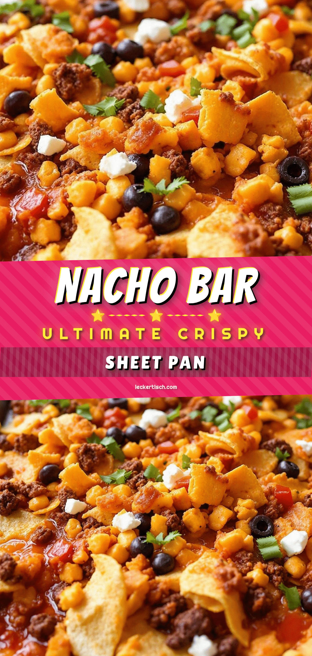 Crispy Sheet-Pan Loaded Nacho Bar recipe
