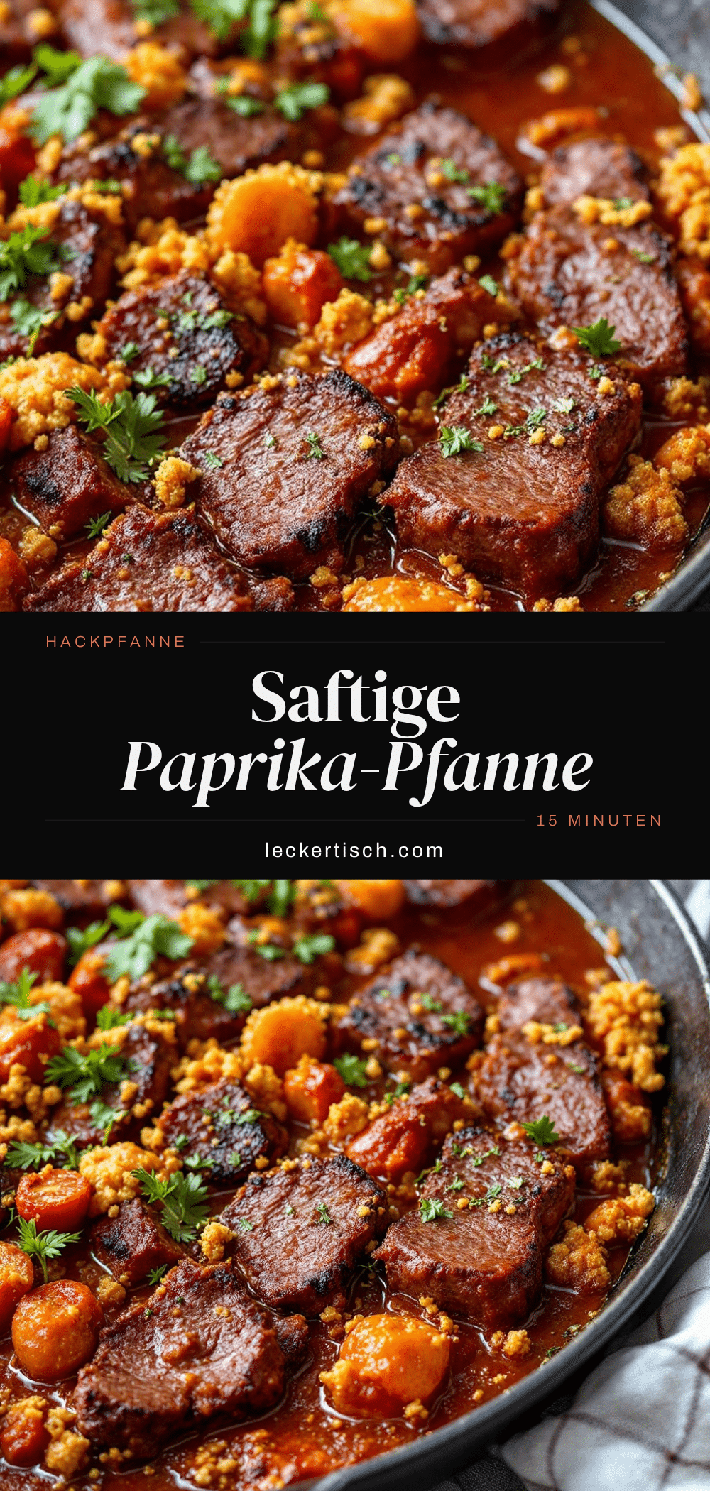 Einfache Hackfleisch-Paprika-Pfanne recipe