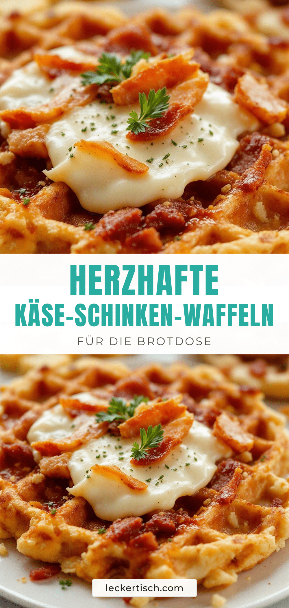 Einfache Käse-Schinken-Waffeln recipe