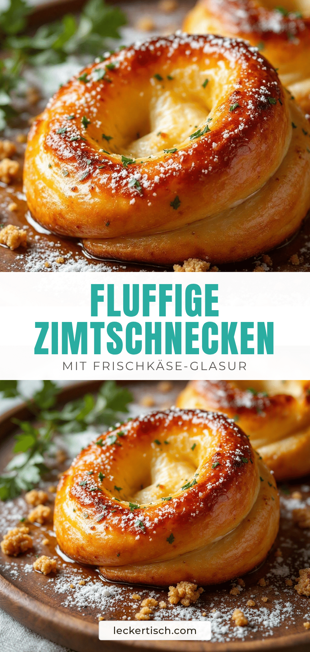 fluffige zimtschnecken mit frischkäse-glasur recipe