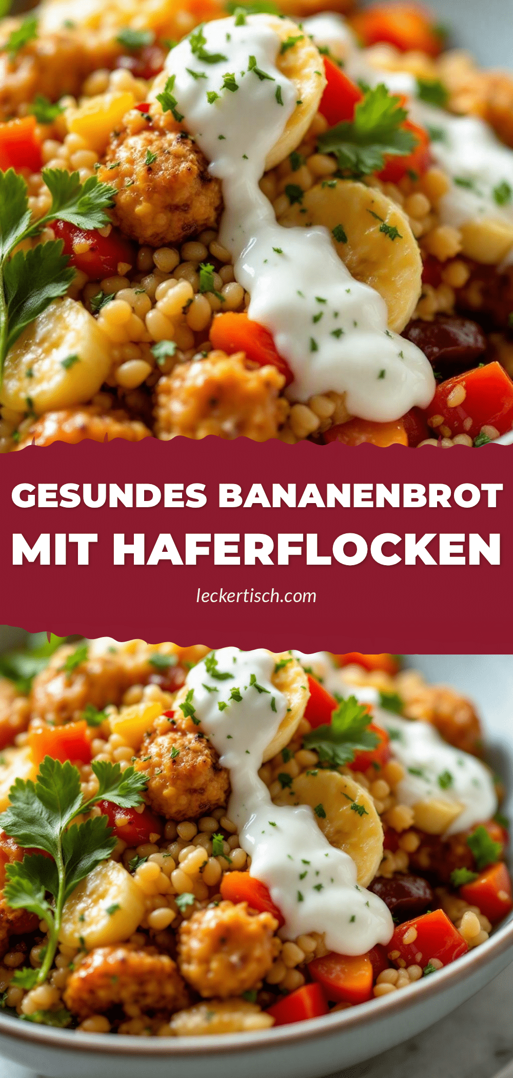 gesundes Bananenbrot mit Haferflocken ohne Zucker recipe