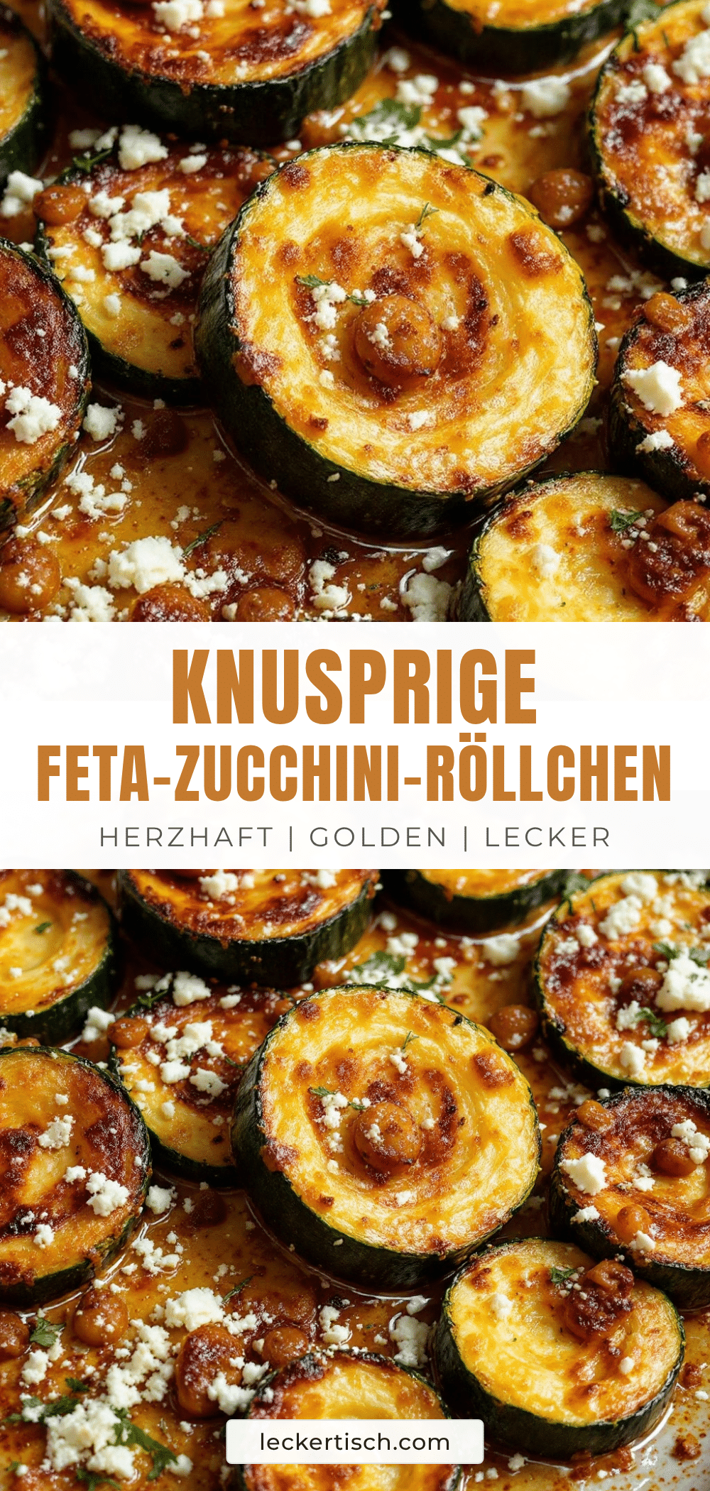 Knusprige Feta-Zucchini-Röllchen aus dem Ofen recipe