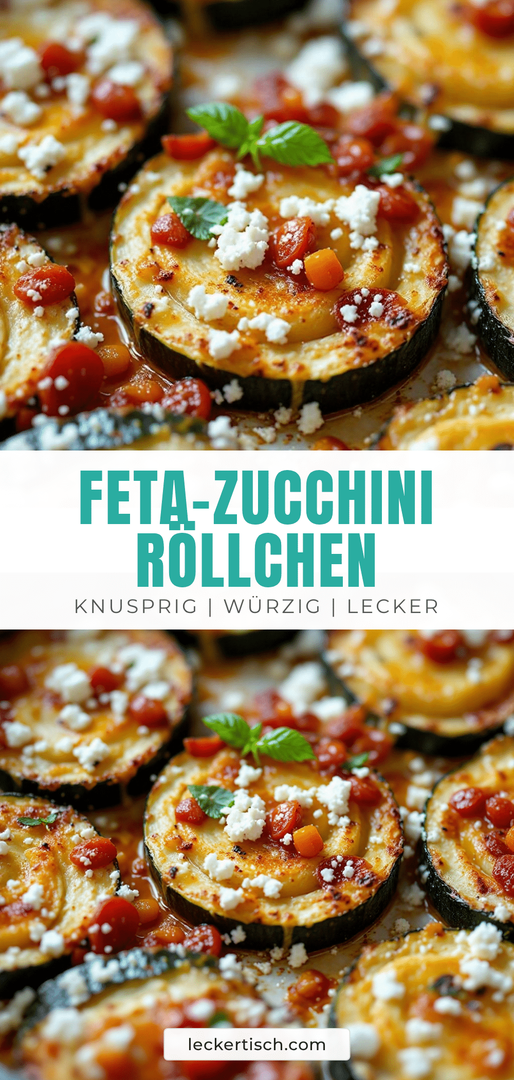 Knusprige Feta-Zucchini-Röllchen recipe