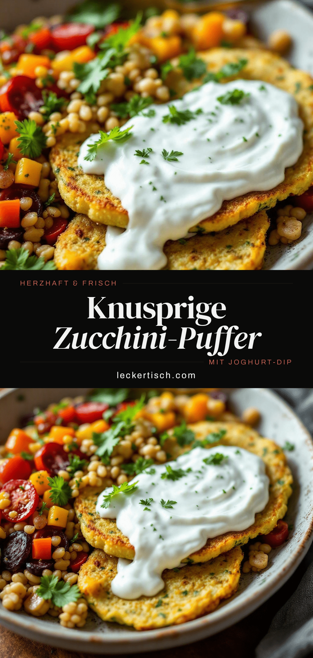 Knusprige Zucchini-Puffer recipe