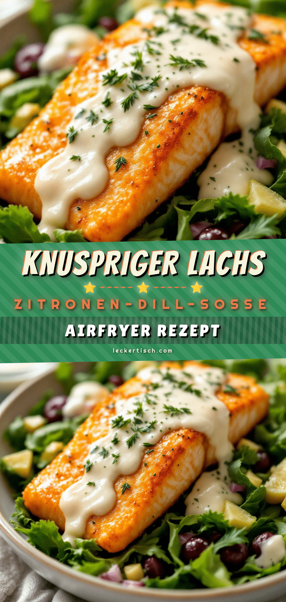 Knuspriger Airfryer Lachs recipe