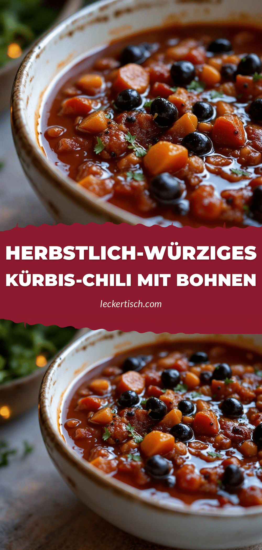 Kürbis-Chili mit schwarzen Bohnen recipe