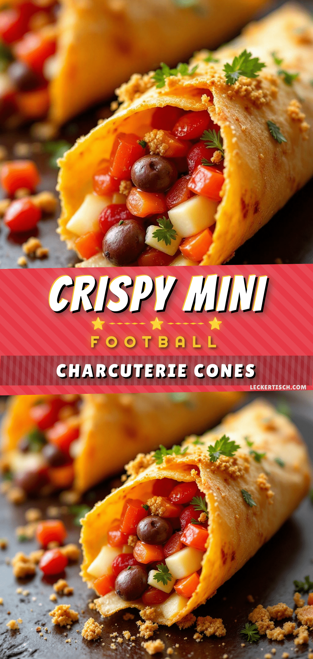 Mini-Fußball-Chorizo-Kegel recipe