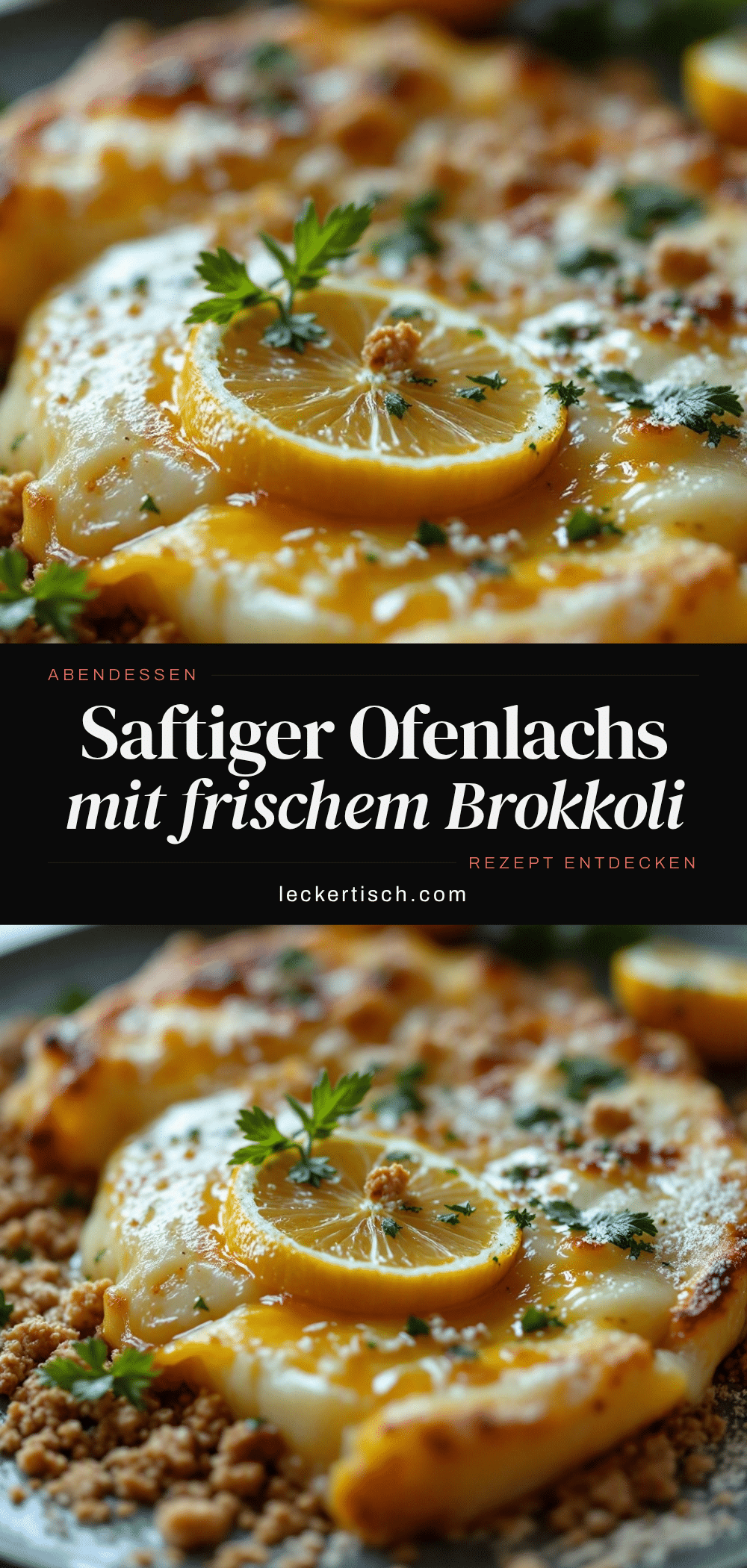 Ofenlachs mit Brokkoli und Zitrone recipe