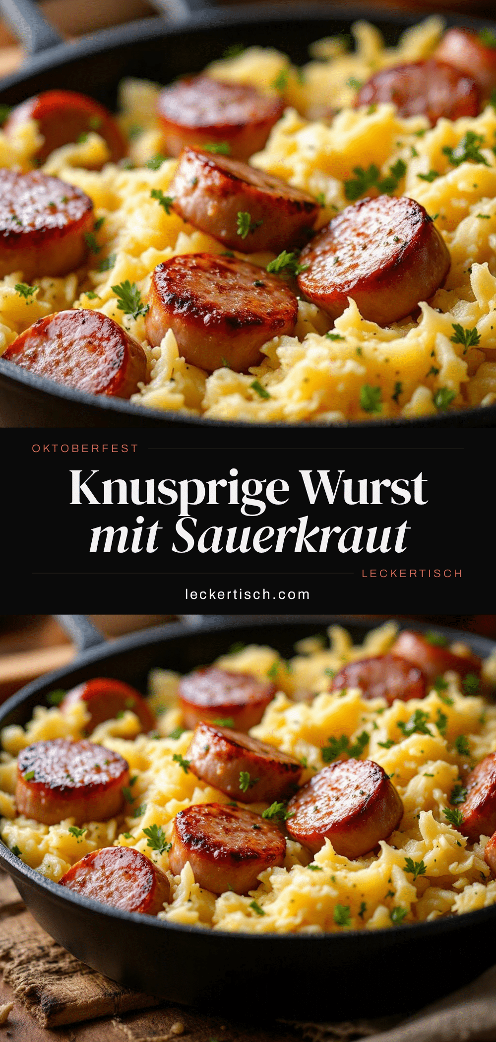 Oktoberfest Wurst mit Sauerkraut recipe