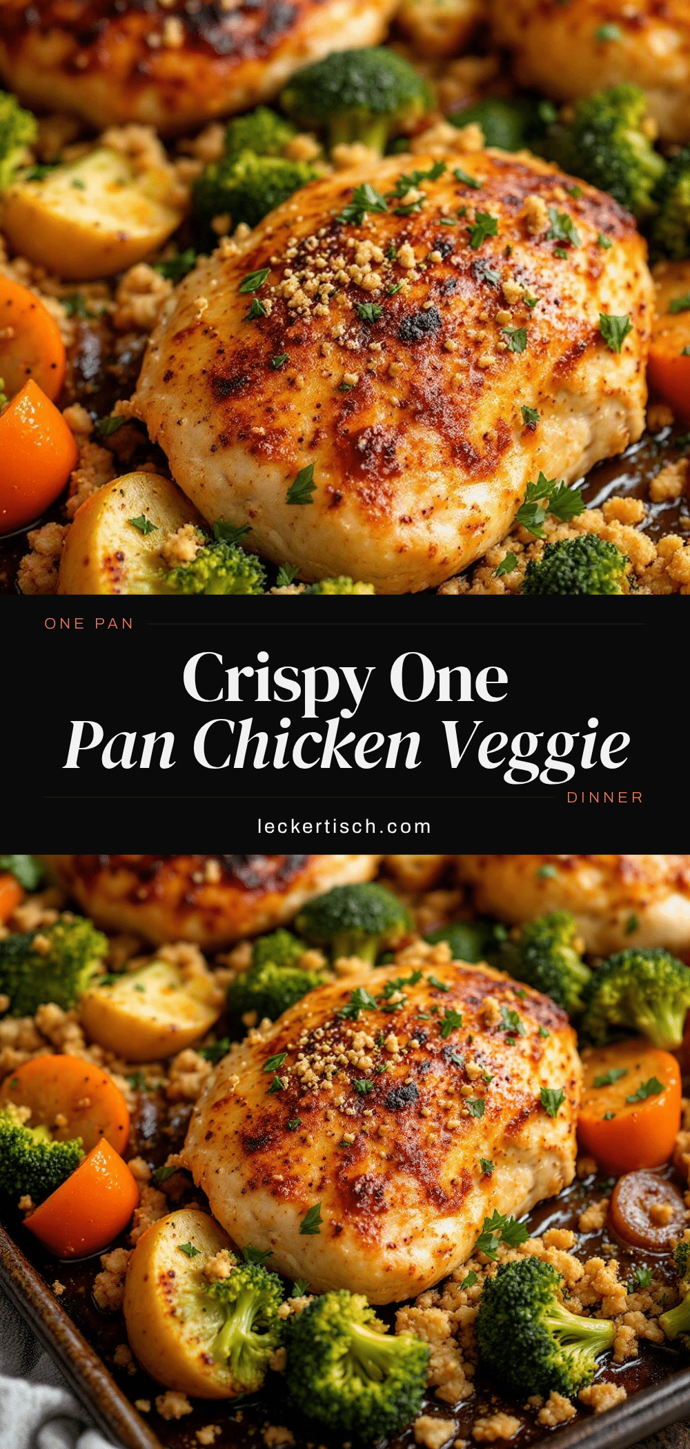 One-Pan Hähnchen mit Gemüse recipe