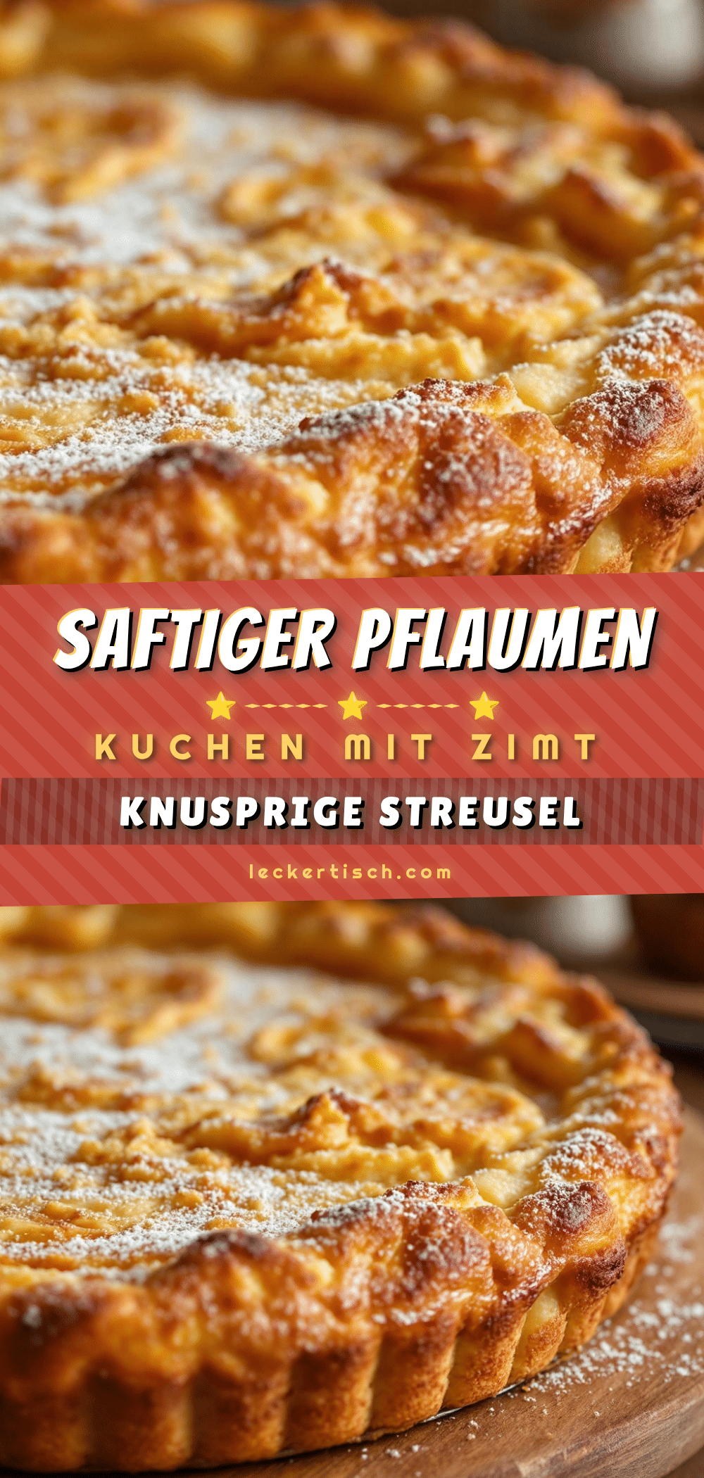 Pflaumenkuchen mit Zimt-Streuseln recipe